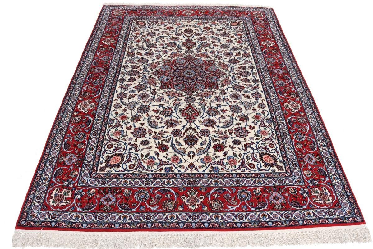 rechteckig, Handgeknüpfter Orientteppich, Höhe: 159x241 Trading, Seidenkette mm Orientteppich 8 Nain Isfahan
