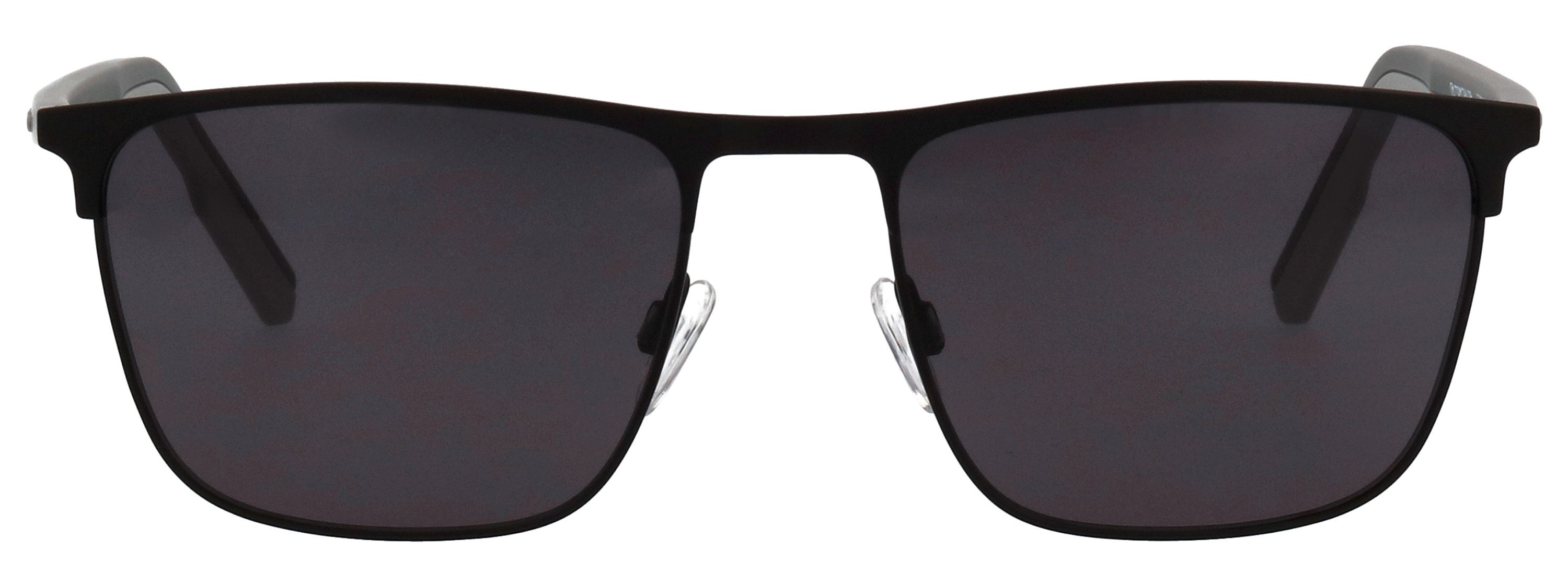 TOM TAILOR Sonnenbrille Modell 677001 Form Karree/Eckig, Logoschriftzug auf Bügel, Kombifassung