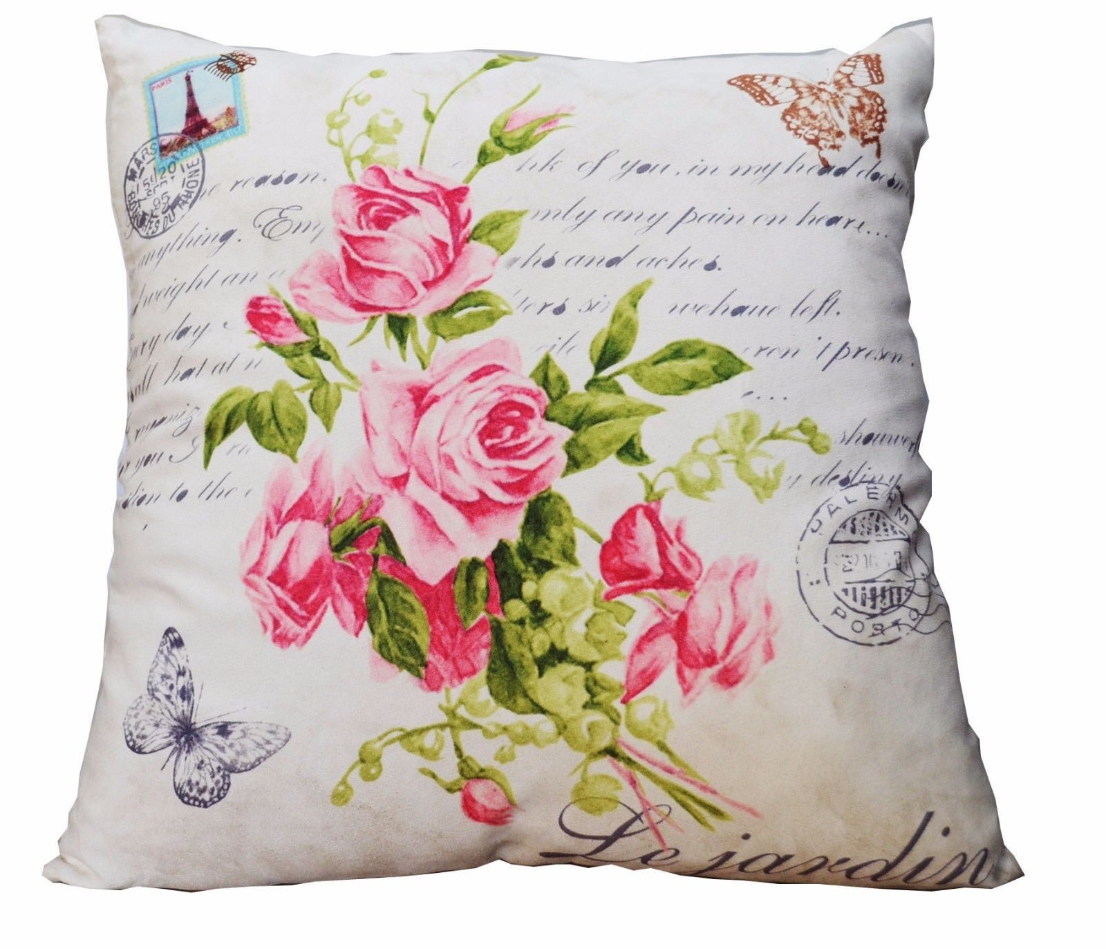 Out of the Blue Haushaltshobel Deko Kissen mit Füllung 45x45 Blumen Rosen S günstig online kaufen