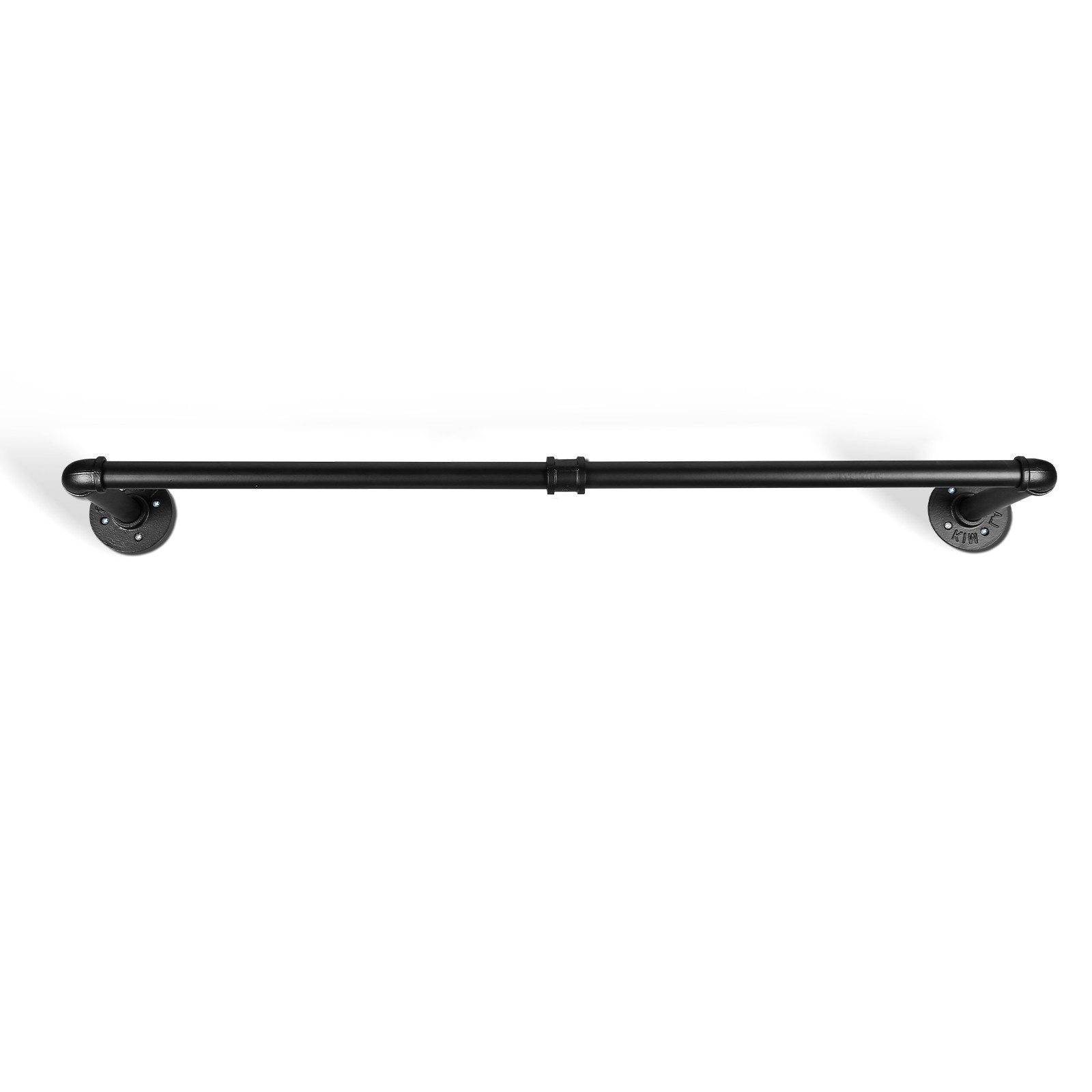 Kleiderstange Kleiderstange,Wandmontage,1stück,bis 65 kg belastbar,Schwarz