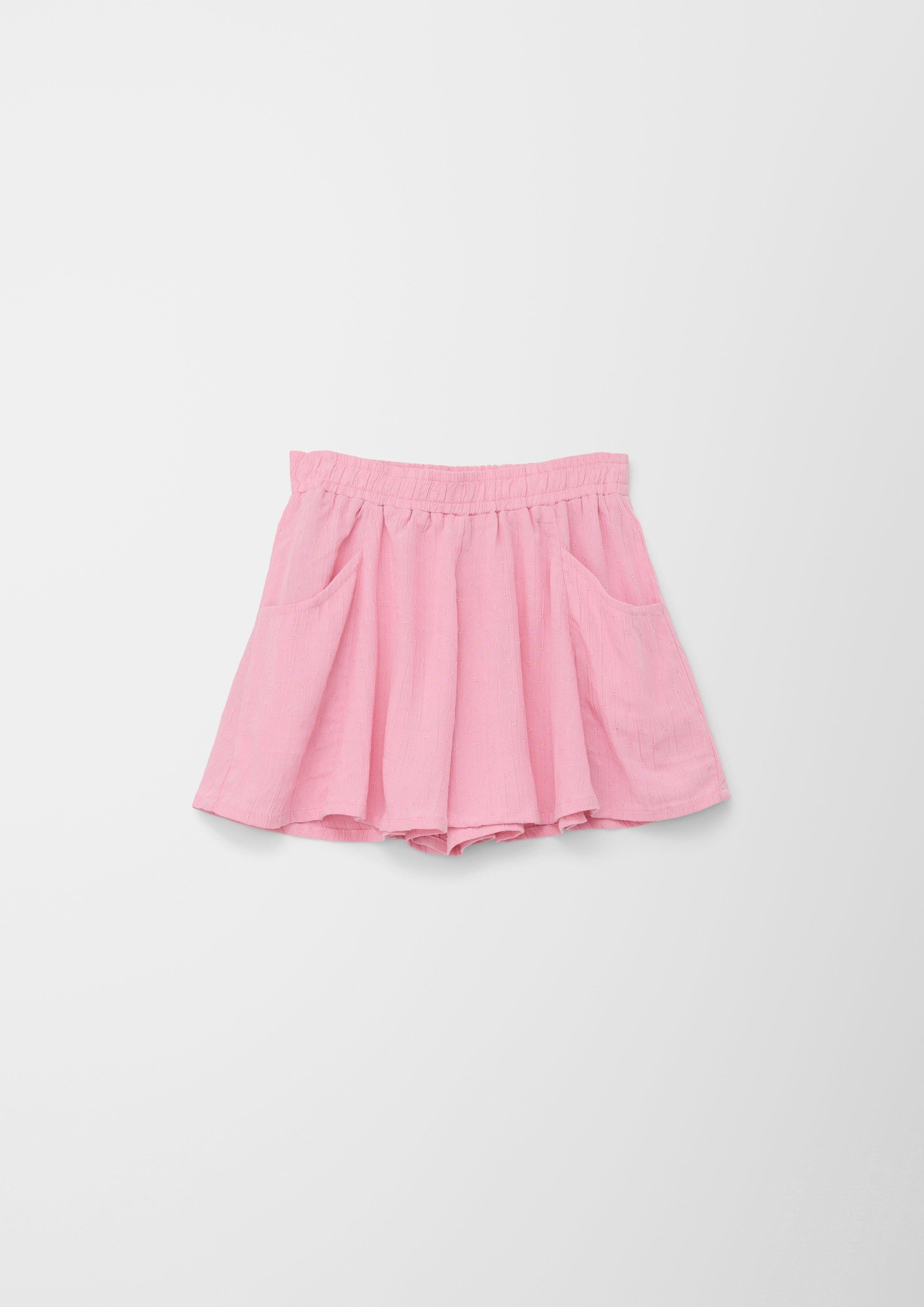 Shorts Viskosestretch Hose s.Oliver Shorts s.Oliver aus Junior pink &