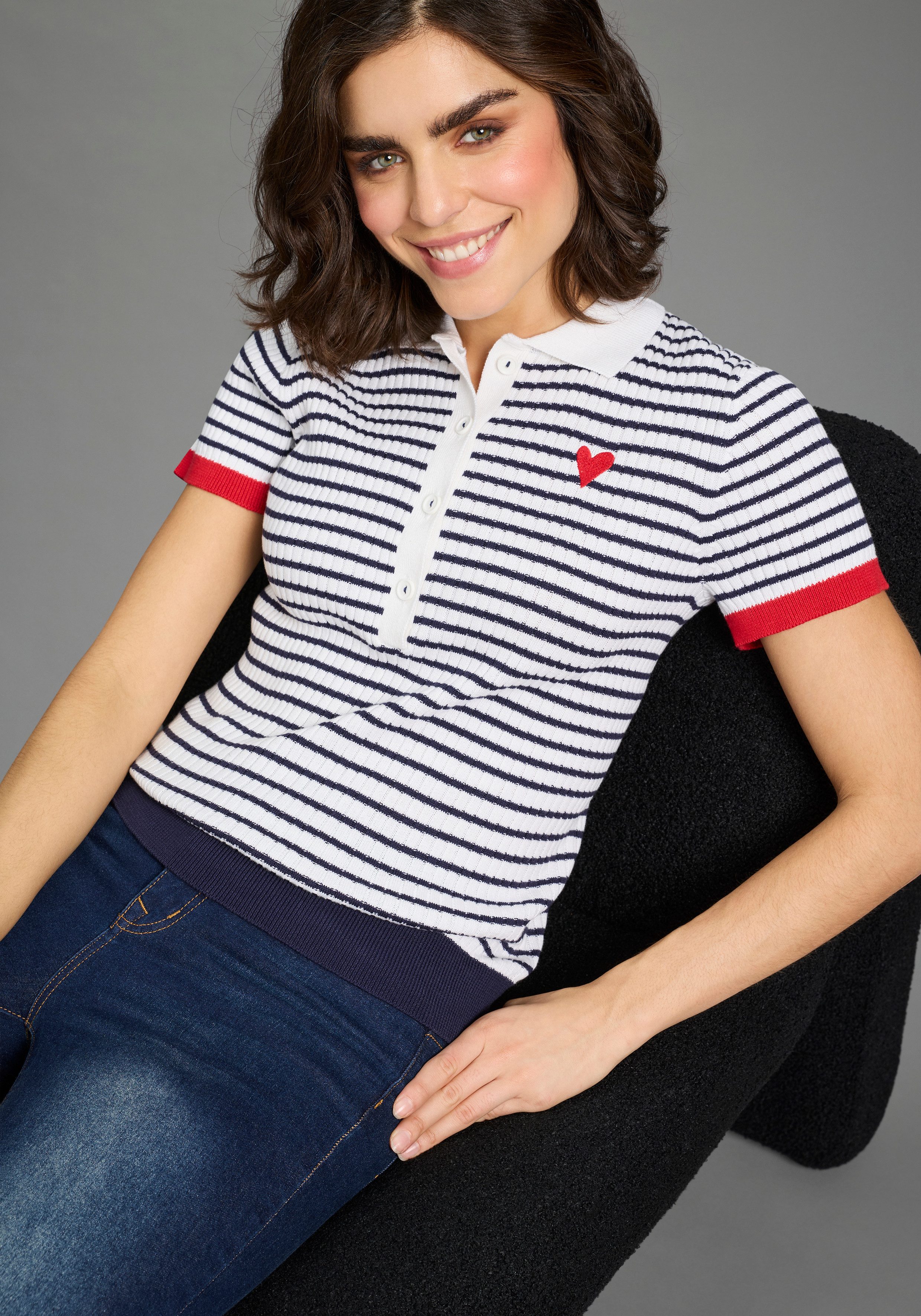 KangaROOS Polokragenpullover aus Baumwoll-Mix, Polokragen, schmale Basic-Passform. € 34,99, (€ 34,99 pro 1 Stk).