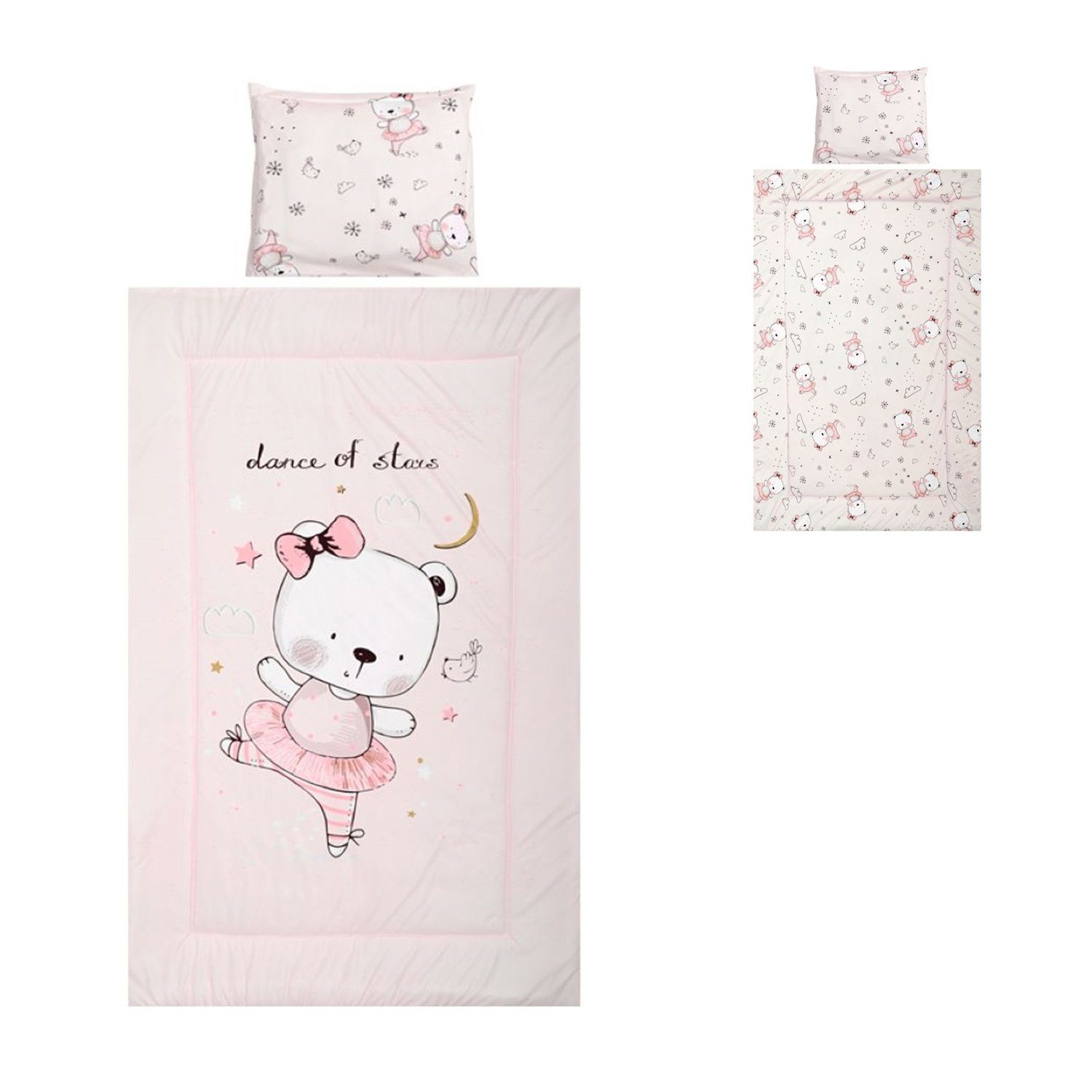 Lorelli Babybettwäsche Kinderbettwäsche 3-teilig, Baumwolle, 3 günstig online kaufen