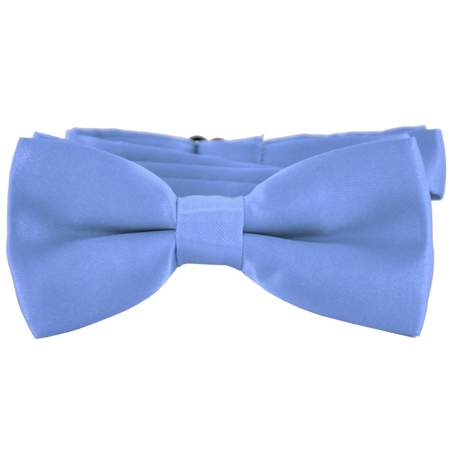 DonDon Kinderfliege DonDon Edle Kinder Jungen Fliege gebunden glänzend in Seiden Look (Packung, 1-St) bereits gebunden, verstellbar, Seidenlook