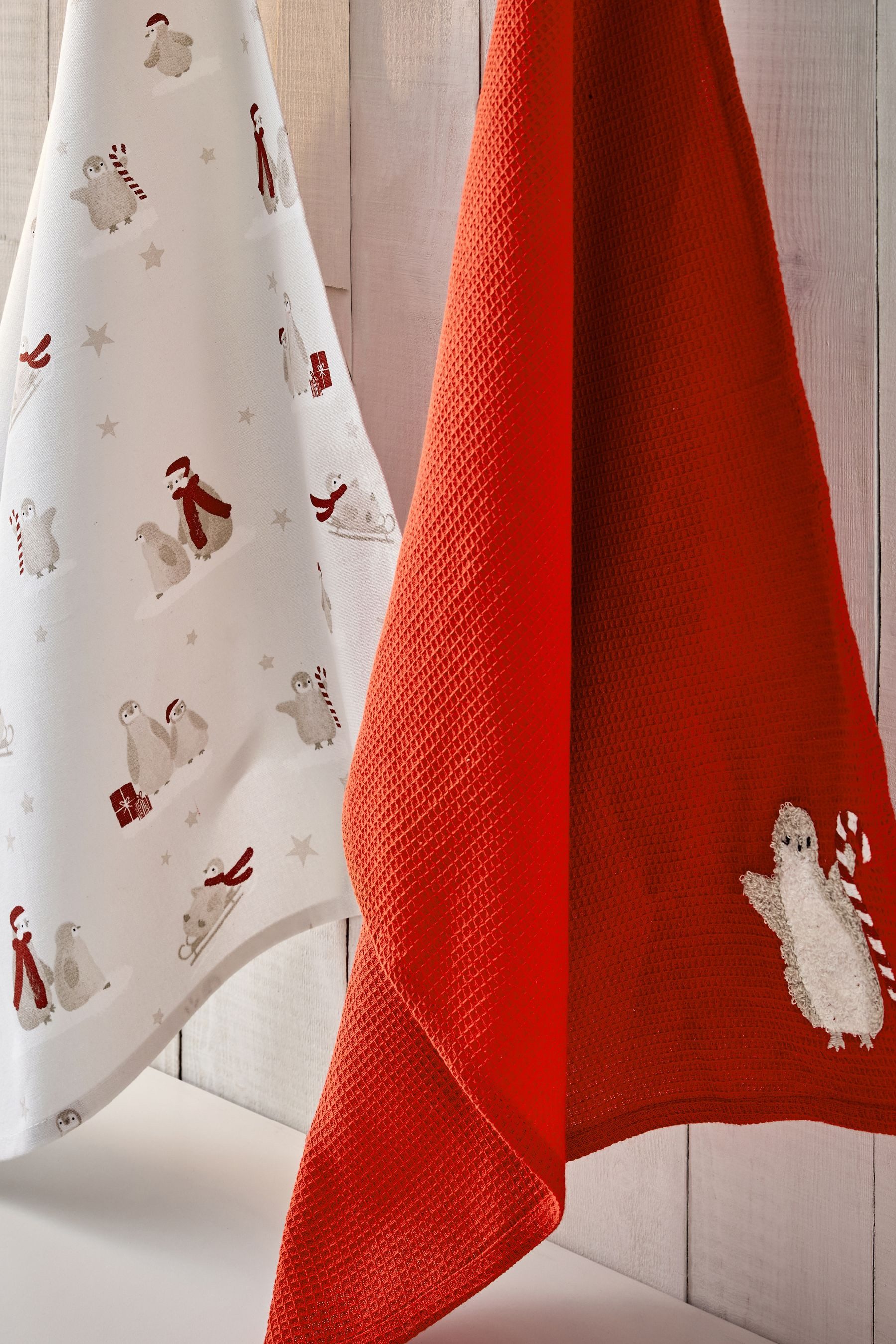 Next Geschirrtuch Geschirrtücher, Weihnachtspinguine, 2er-Set, (2-tlg) günstig online kaufen