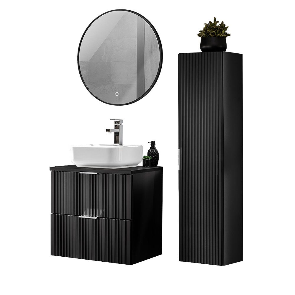 Badmöbel-Set ADELAIDE-56-BLACK