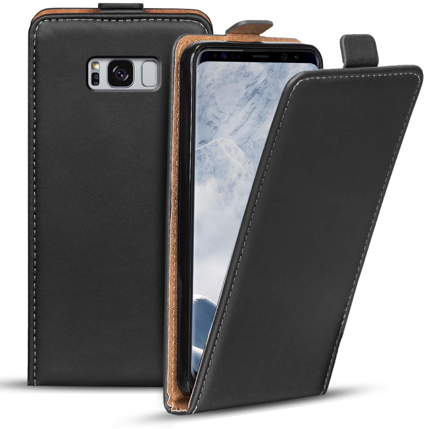 CoolGadget Handyhülle Flip Case Handyhülle für Samsung Galaxy S8 5,8 Zoll,  Hülle Klapphülle Schutzhülle für Samsung S8 Flipstyle Cover