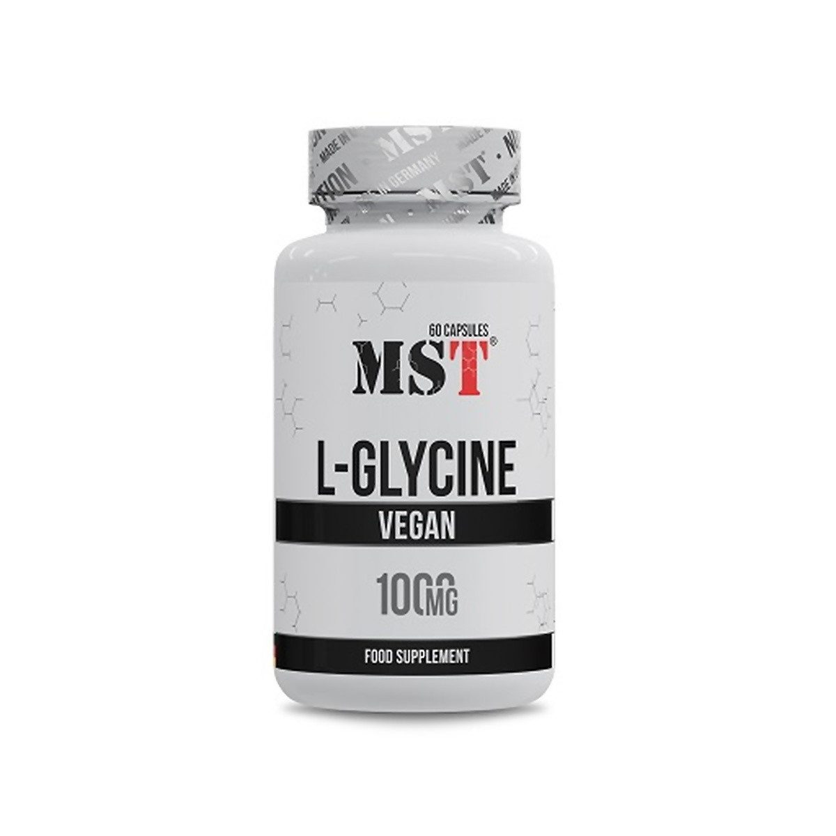 MST Nutrition - Glycine 1000mg 60 Kapseln Kapseln, 82 g