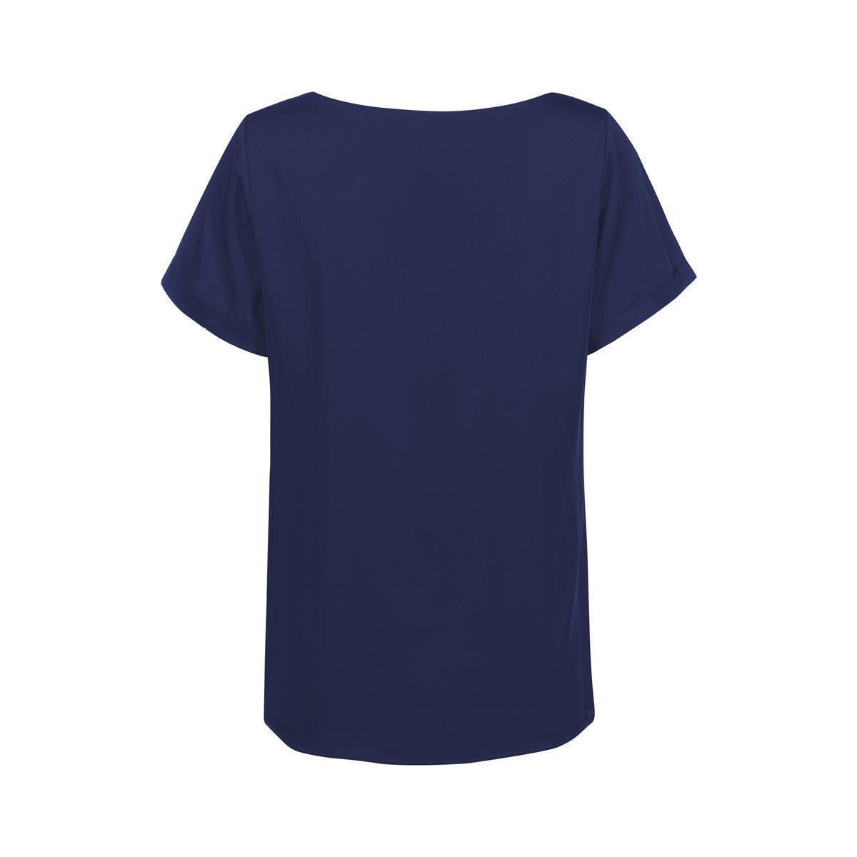 GREIFF Kurzarmbluse Greiff CHIFFON Damen Bluse Kurzarm Rundhals Regular Mar günstig online kaufen