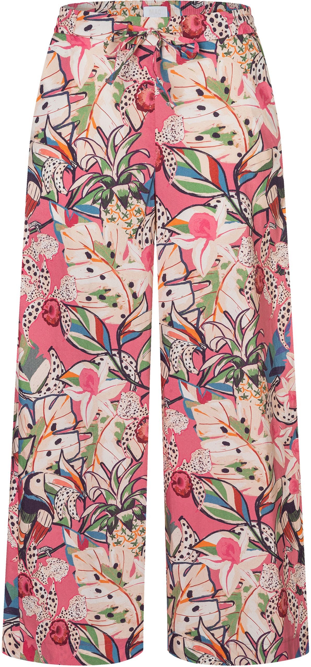 MAC Stoffhose CALLIE cropped mit floralem Muster