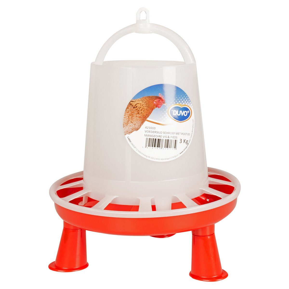 DUVO+ Futterspender Futtersilo mit Standfüßen