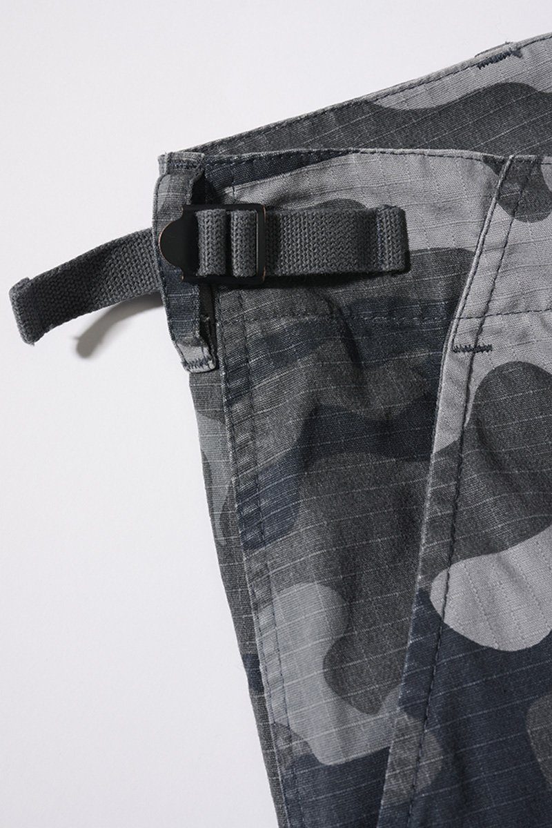 grey Brandit Bermuda camo Cargo Hose Kurze Herren Short Shorts Ripstop Sommer Cargohose knielang