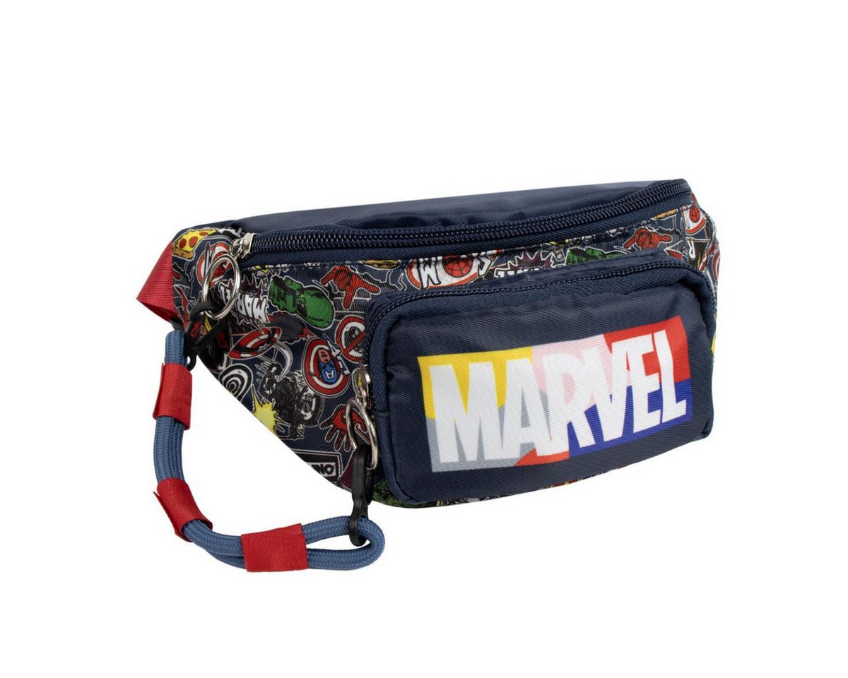 MARVEL Bauchtasche Avengers Kinder Superhelden Gürteltasche für Schule Freizeit Urlaub