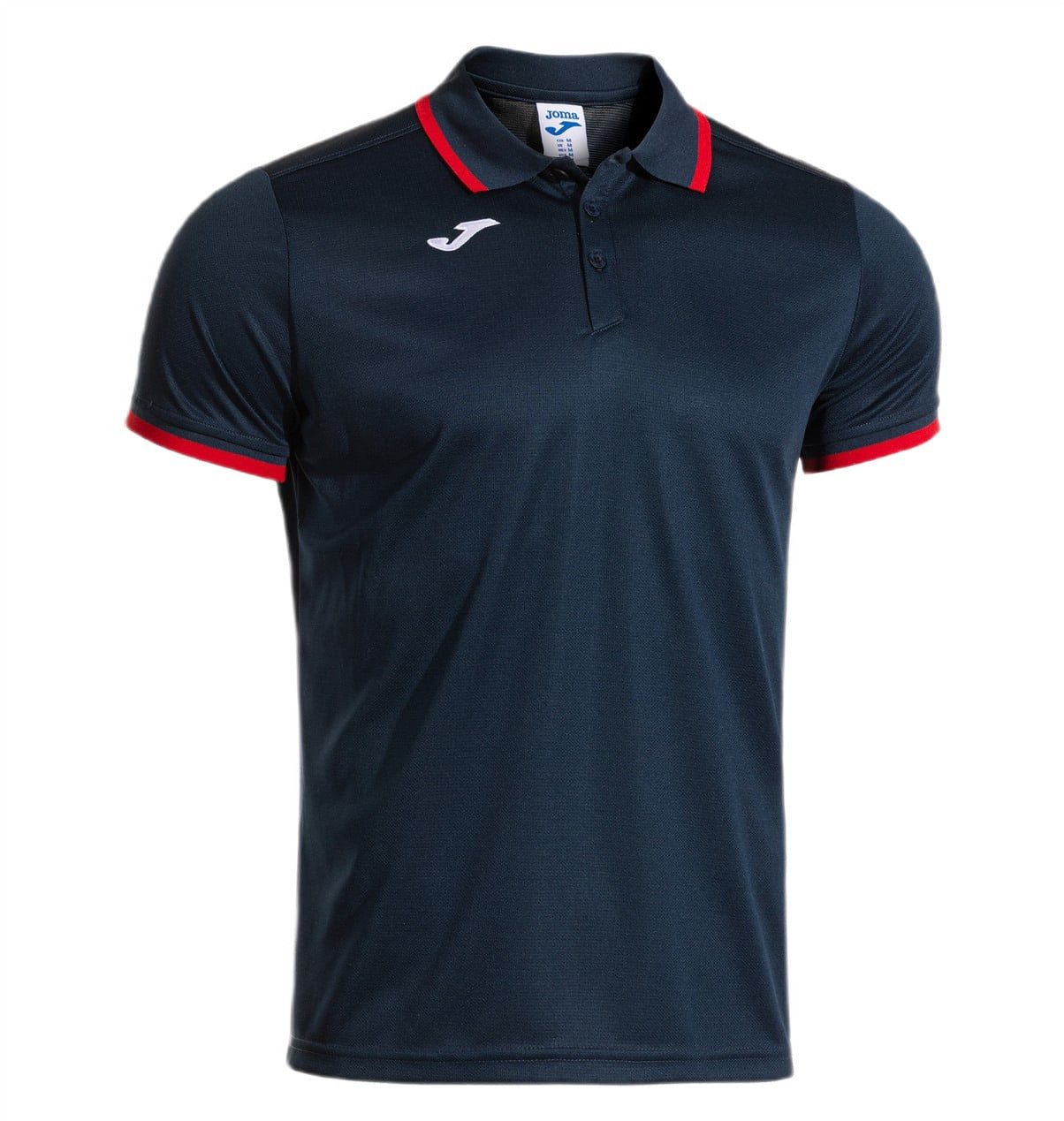 Poloshirt Combi Premium (komfortable Passform, atmungsaktiv) navy/rot Herren