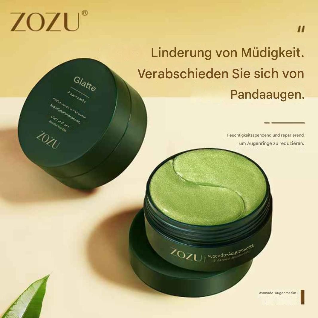 Montegoni Gesichtsmaske Feuchtigkeitsspendende ZOZU-Augenmaske mit Avocado-Extrakt, Eye Mask.