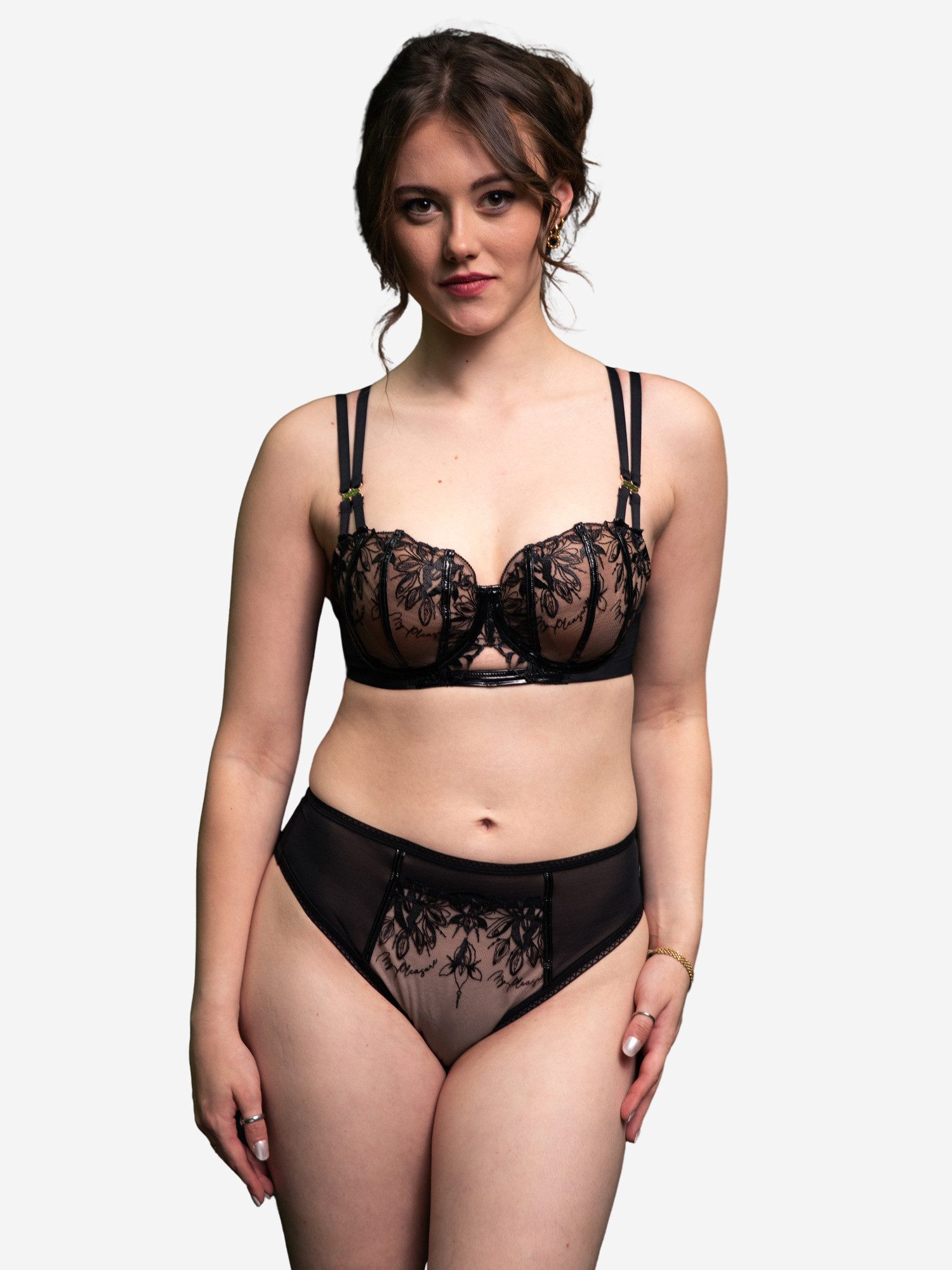 SugarShape Balconette-BH MYPLEASURE Balconette-BHs unwattiert