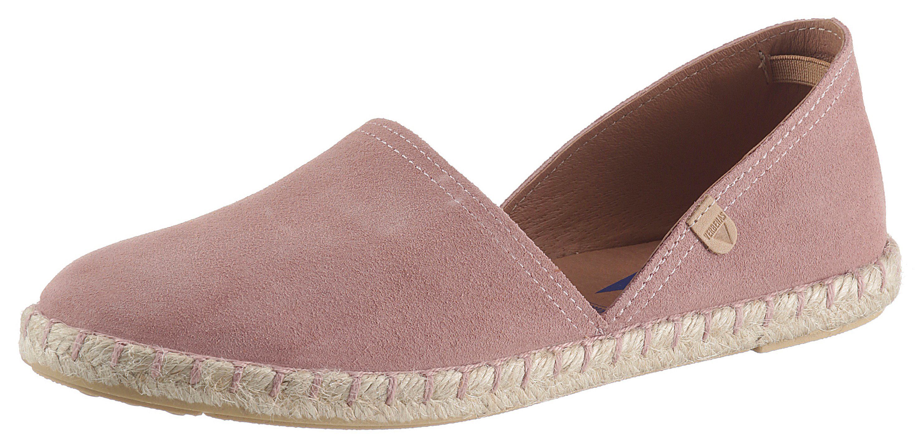 VERBENAS Espadrille, Schlupfschuh, Sommerschuh, Loafer mit typischem Jute-Rahmen