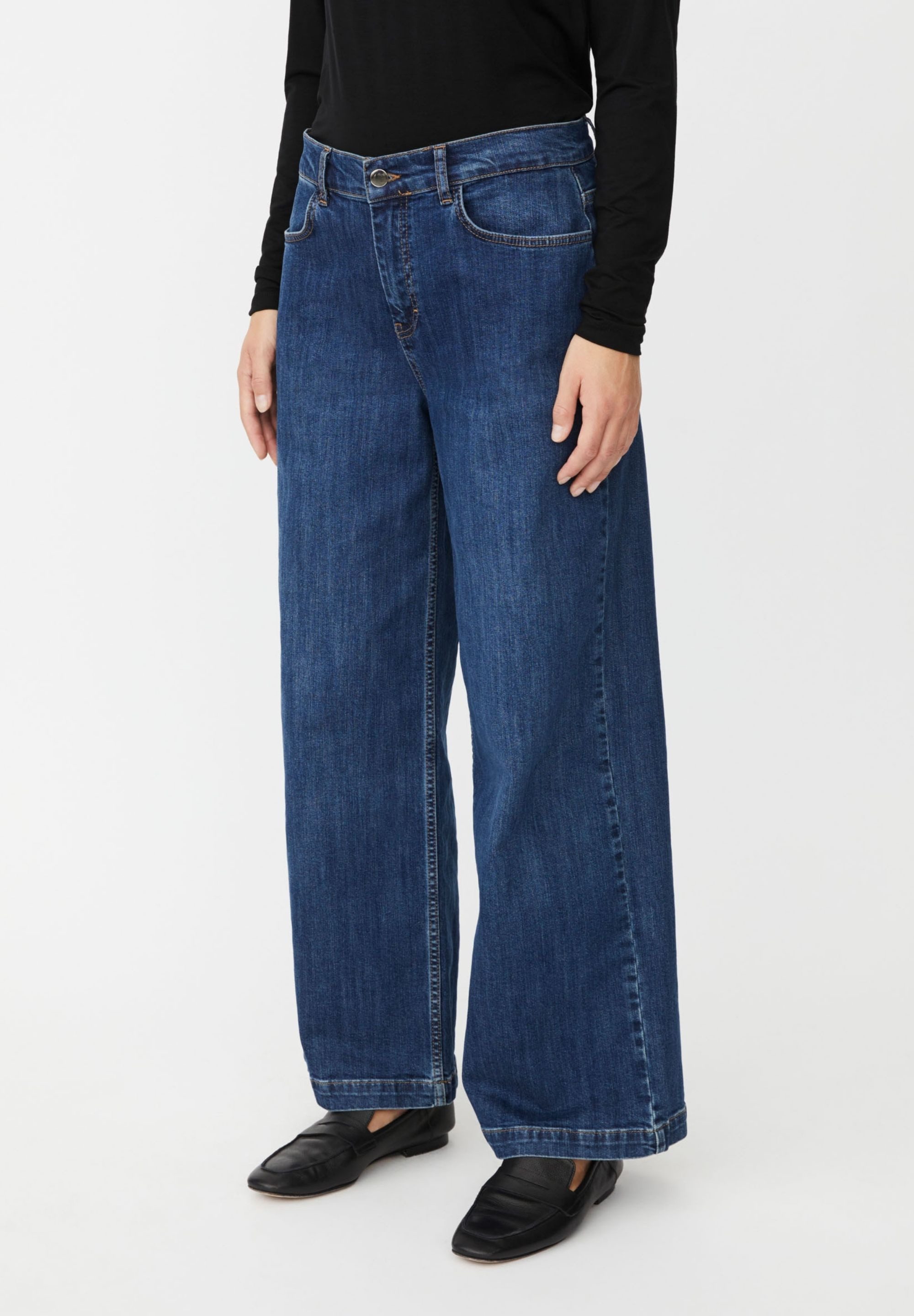 Masai Loose-fit-Jeans MaPassang dunkelblaue Waschung