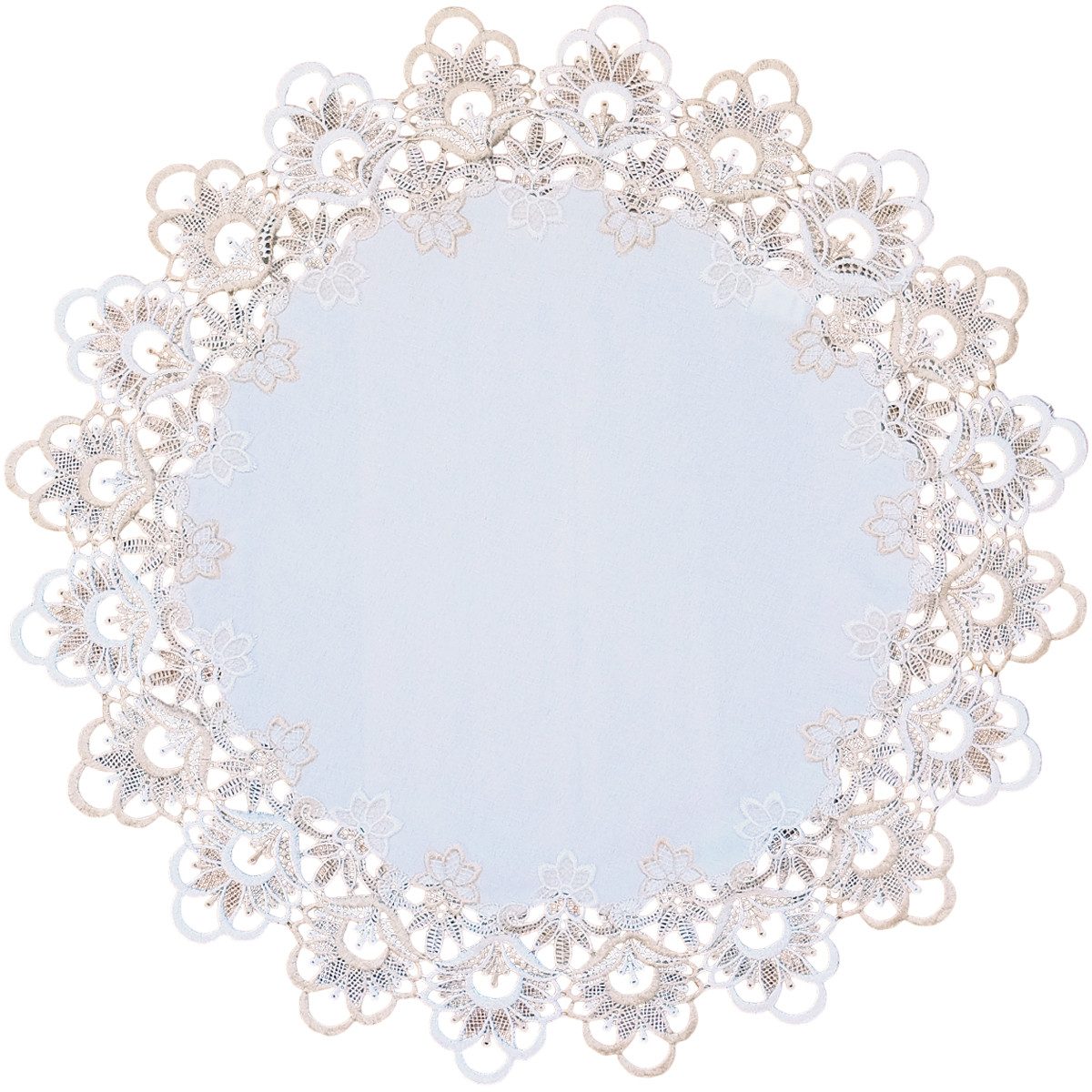 matches21 HOME & HOBBY Tischdecke Tischdecke MIRA filigrane Spitze Jaquard günstig online kaufen