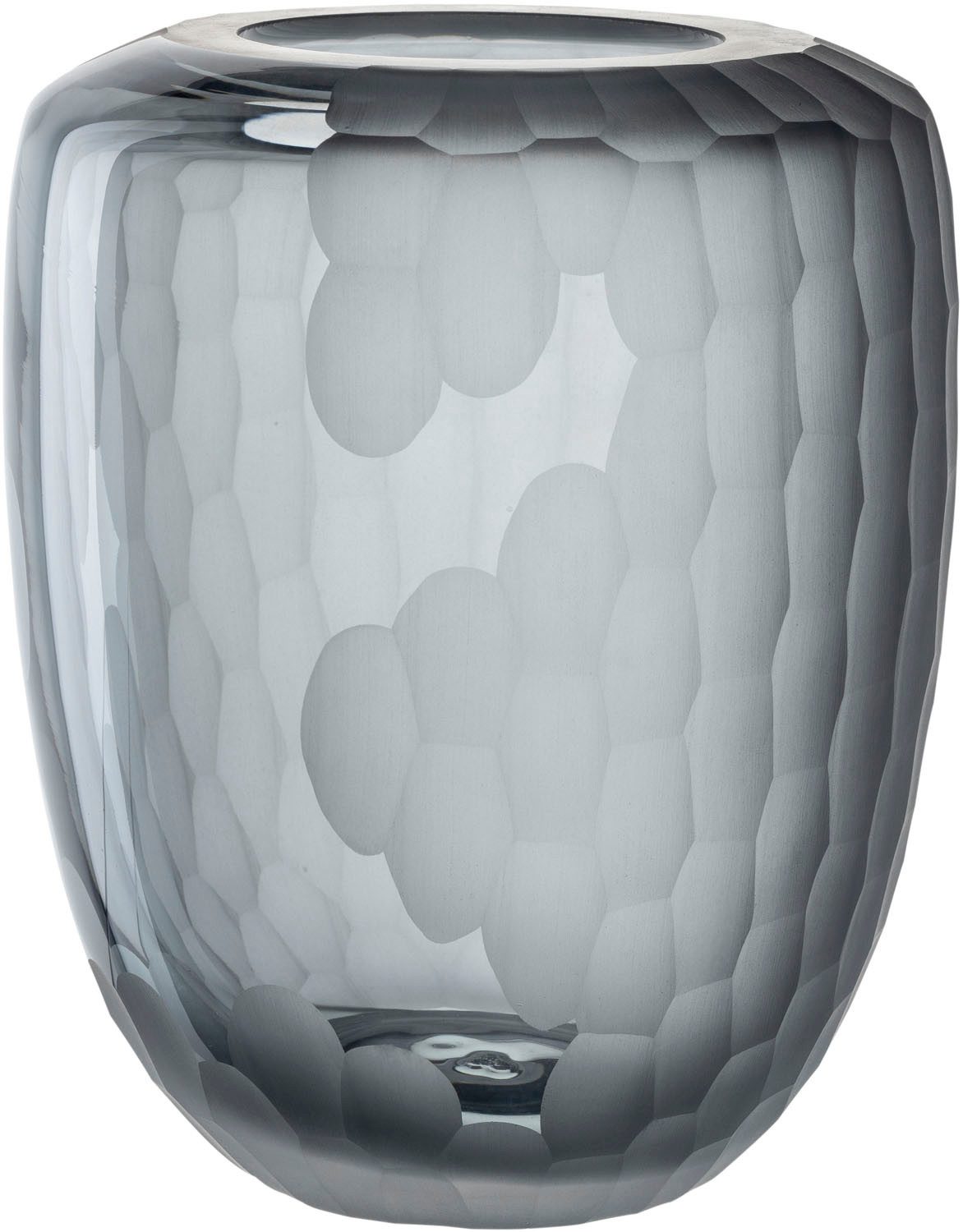 LEONARDO Tischvase Dekovase BELLAGIO (1 St), aus Glas, anthrazitfarben, han günstig online kaufen