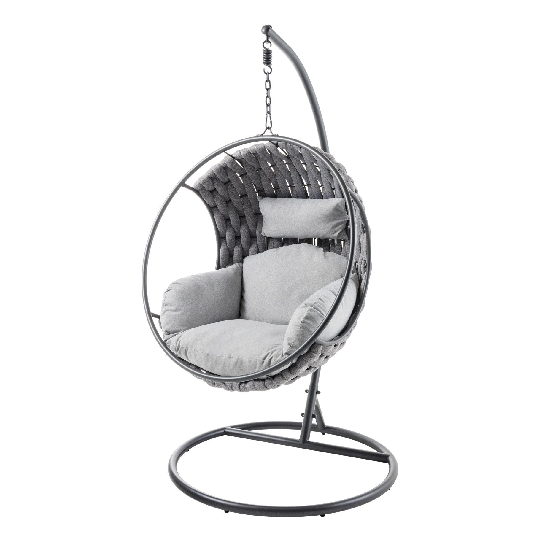 riess-ambiente Hängesessel ROPE anthrazit / grau günstig online kaufen