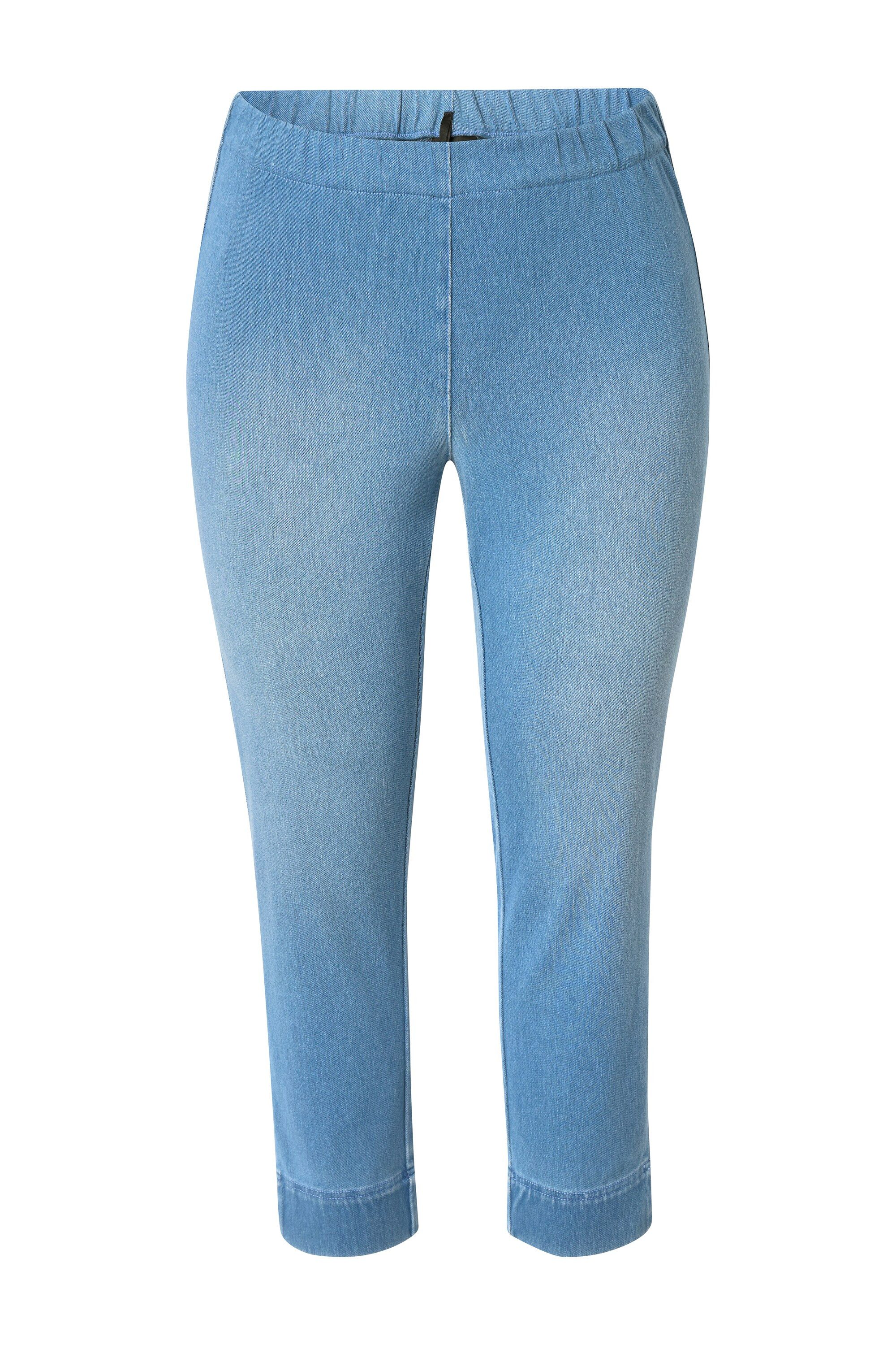 Ulla Popken Funktionshose Jersey-Capri Sienna schmales günstig online kaufen