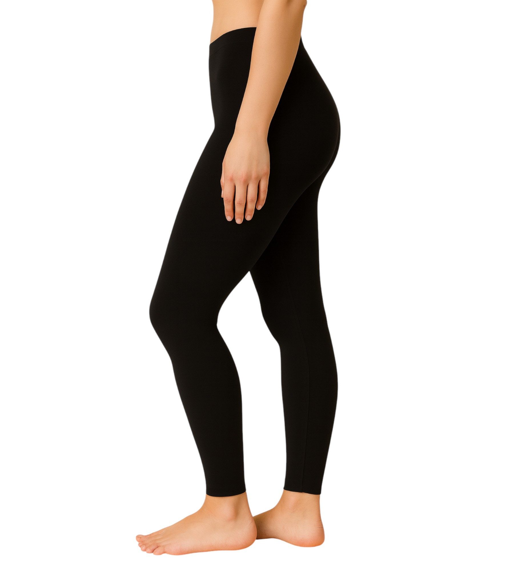 Kota Thermohose Damen – Gefütterte Thermoleggings Winterleggings, wärmend & elastisch elastischer Bund - wärmeisolierend