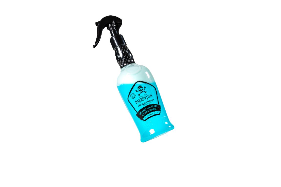 BARBERTIME Leave-in Pflege 2Phasen Leave in Conditioner für Haare & Bart 400ml Keratin Complex, 1-tlg.