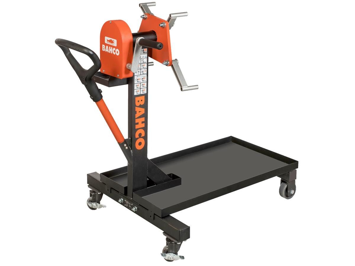 BAHCO Getriebeheber mit Getriebe 500 kg, 360° drehbar, 500 kg Tragkraft, 70:1-Getriebe
