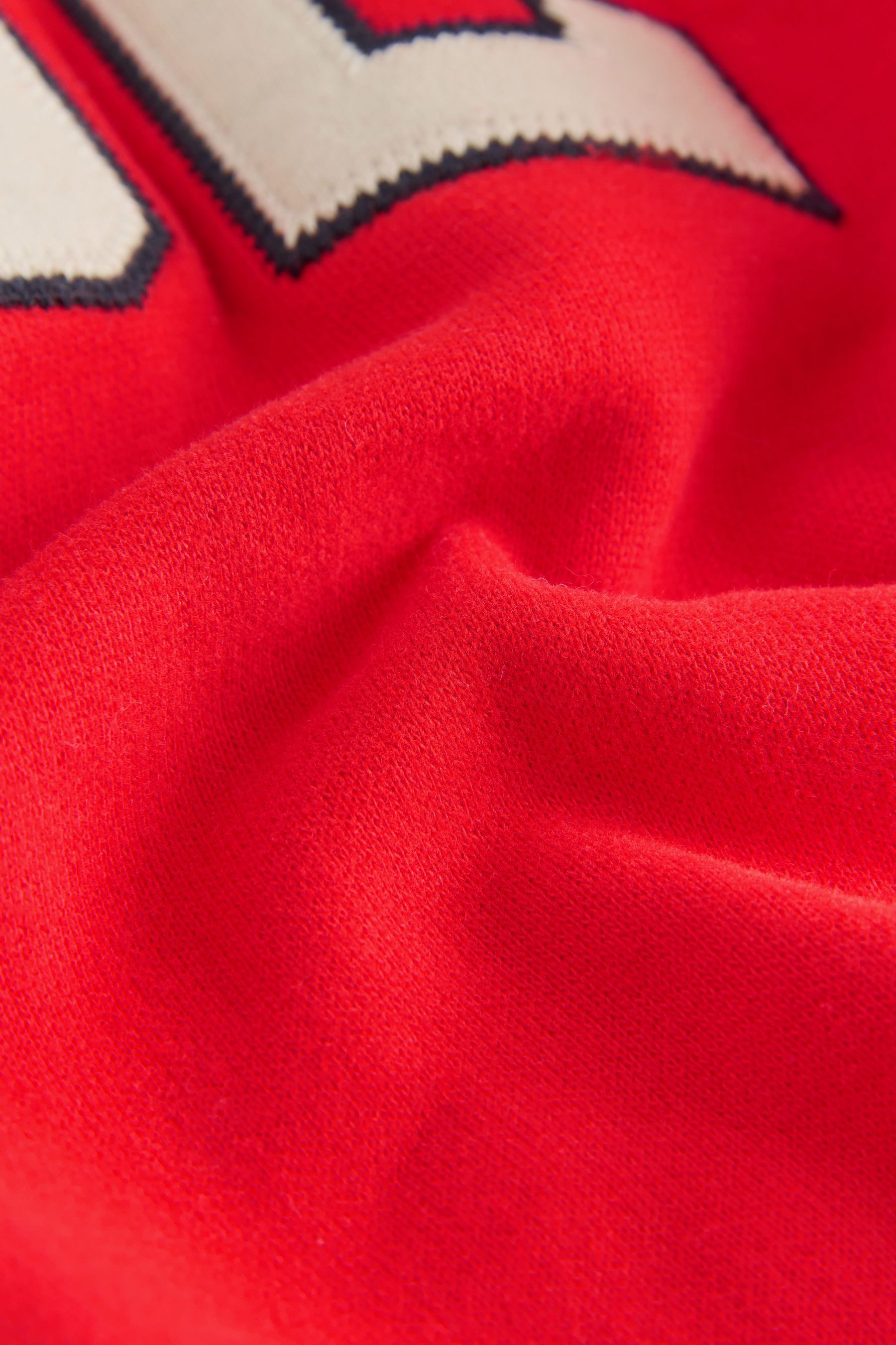 Next Sweater Sweatshirt mit Rundhalsausschnitt und Applikation (1-tlg)