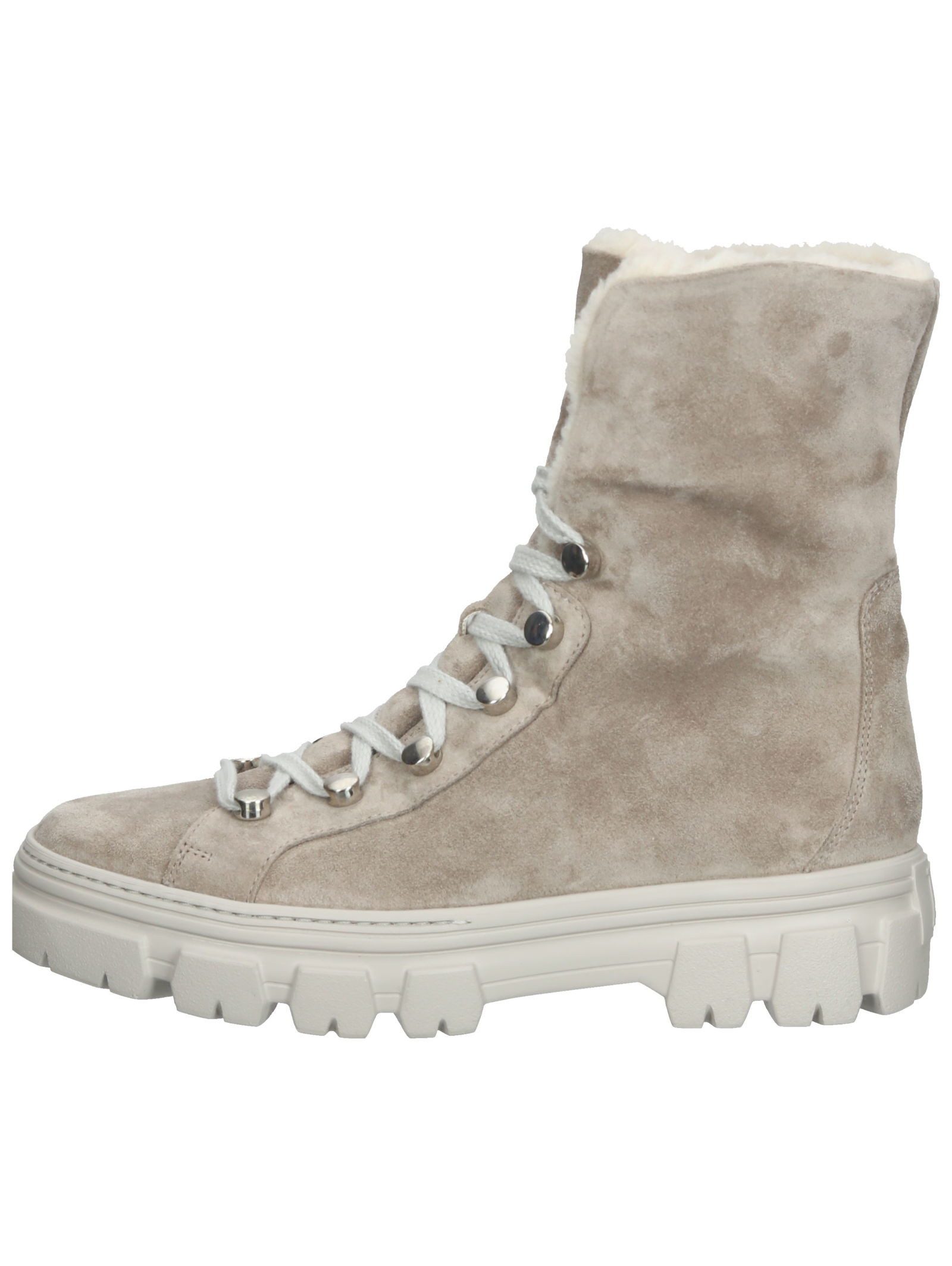Paul Green Stiefelette Veloursleder Schnürstiefelette