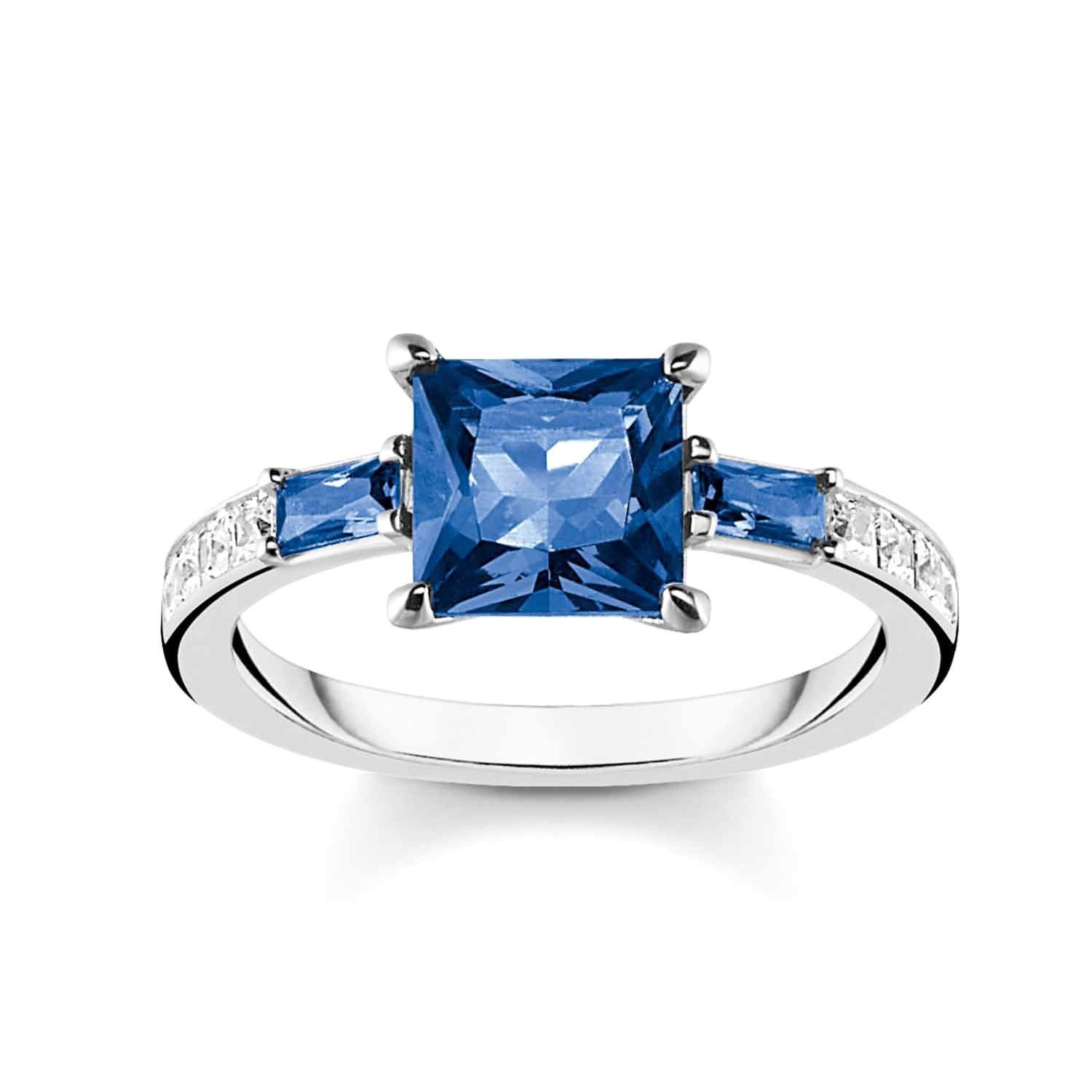 THOMAS SABO Solitärring DamenBlaue e