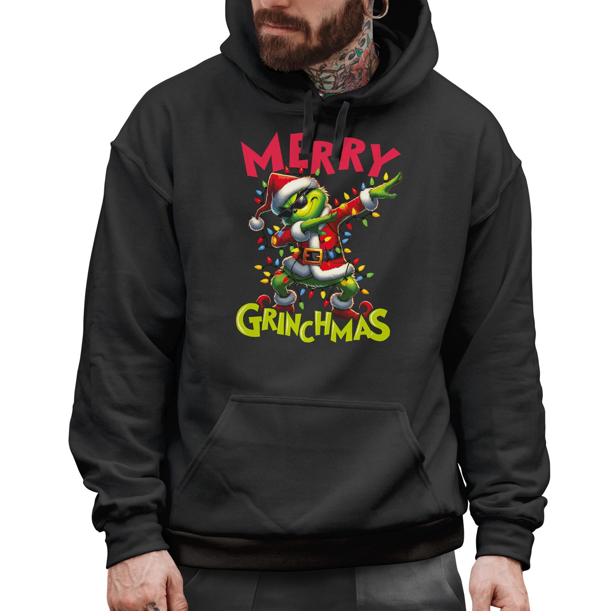 MoonWorks Hoodie Hoodie Herren Weihnachten Merry Grinchmas Grinch Spruch Lu günstig online kaufen