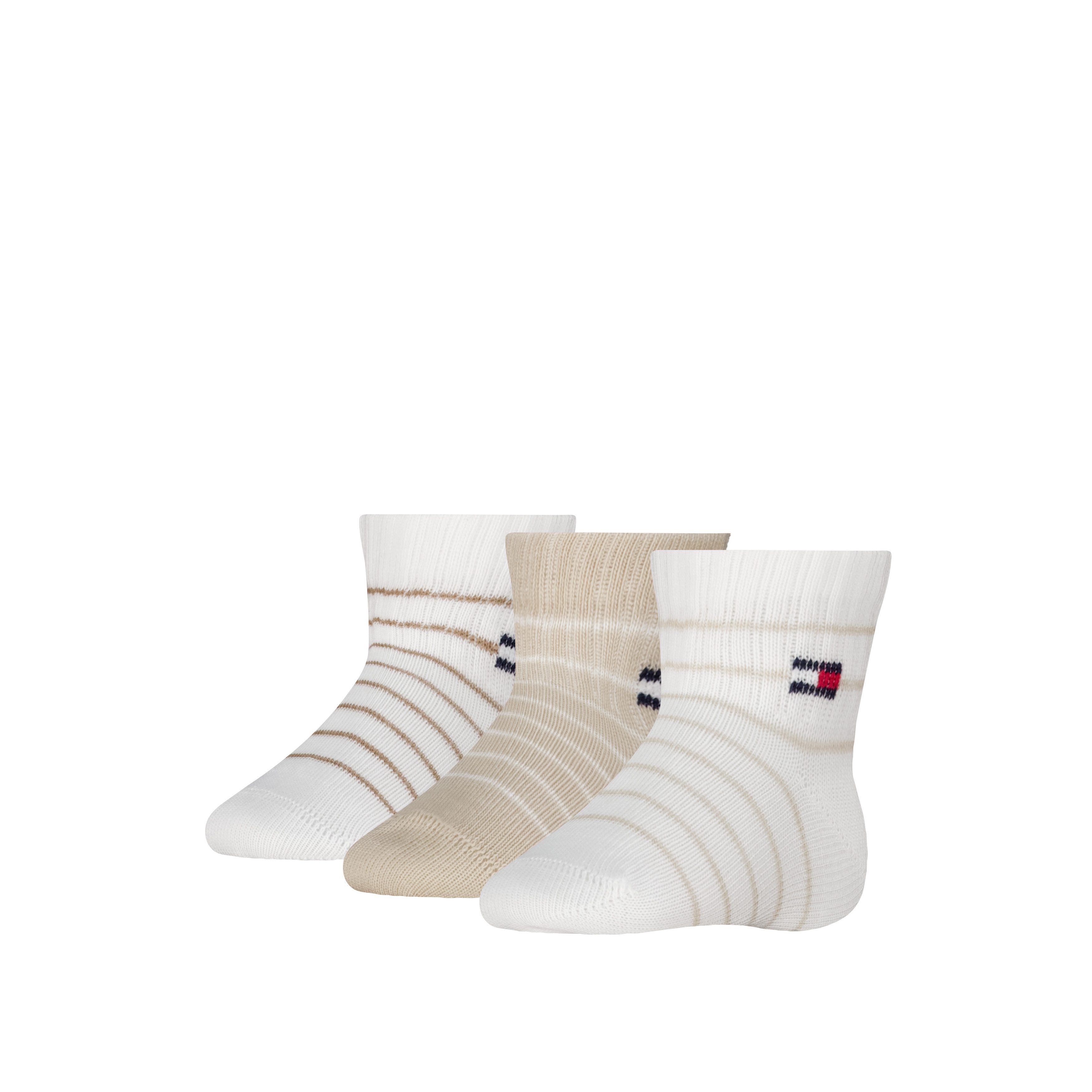 Tommy Hilfiger Socken TH BABY SOCK 3P GIFTBOX BRETON (3 Paar)
