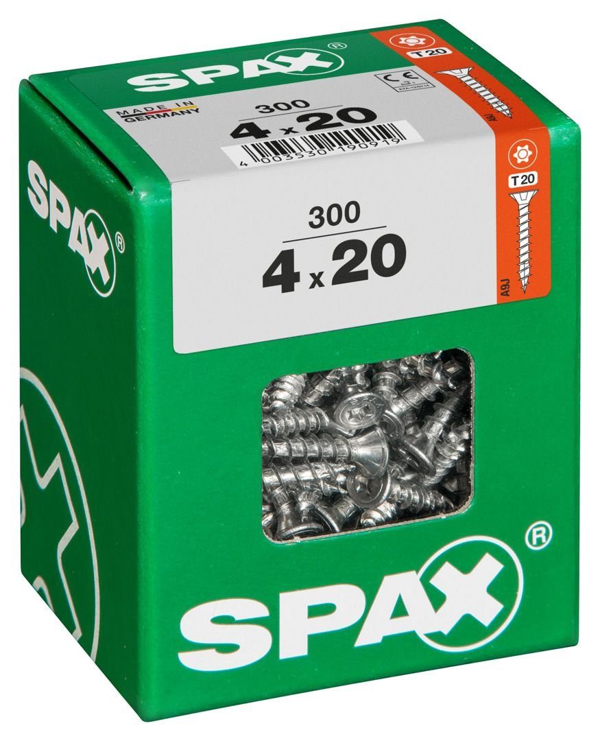 mm 300 4.0 SPAX 20 Holzbauschraube - TX Universalschrauben Spax 20 x