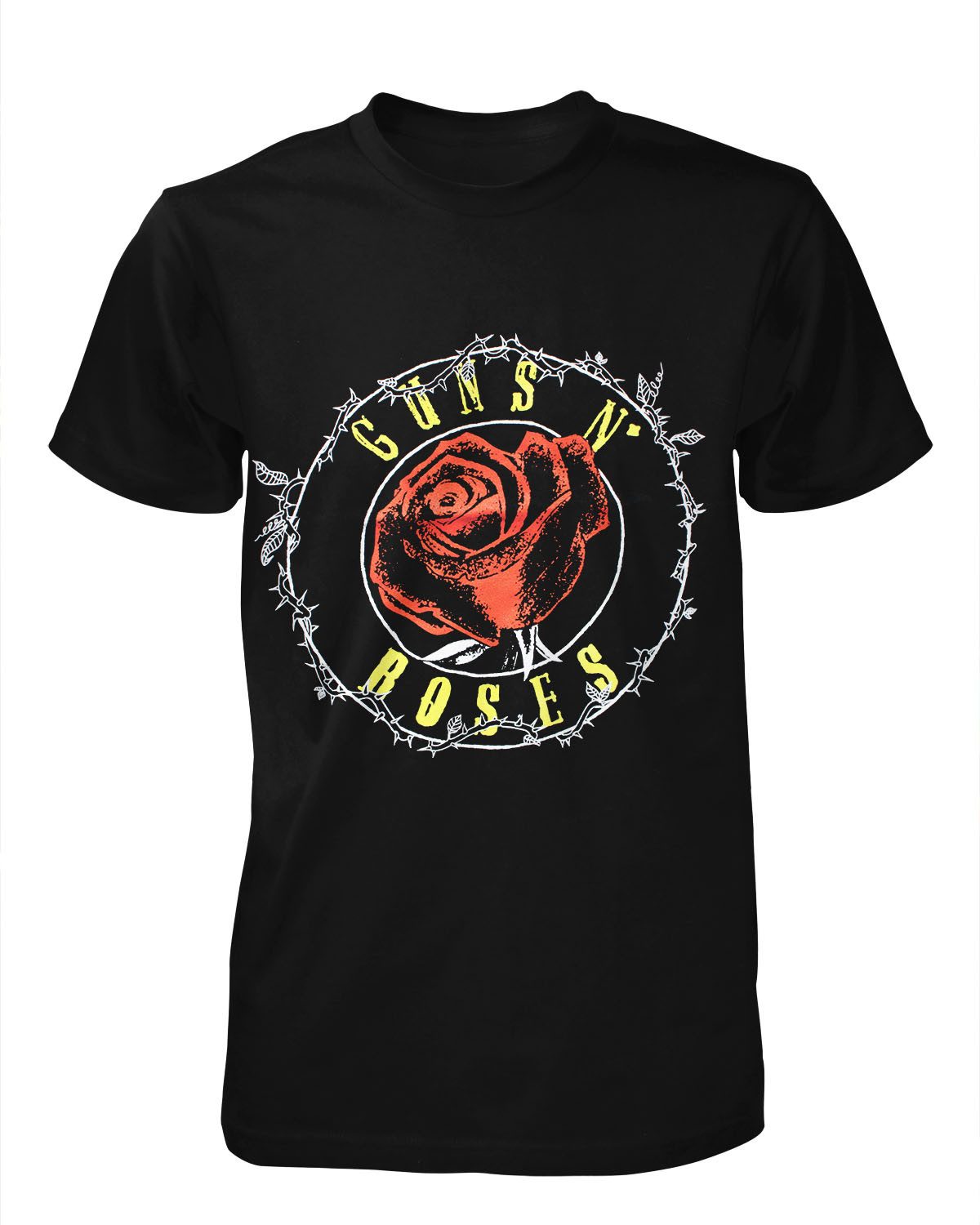 Guns N' Roses T-Shirt Rose Circle Paradise City