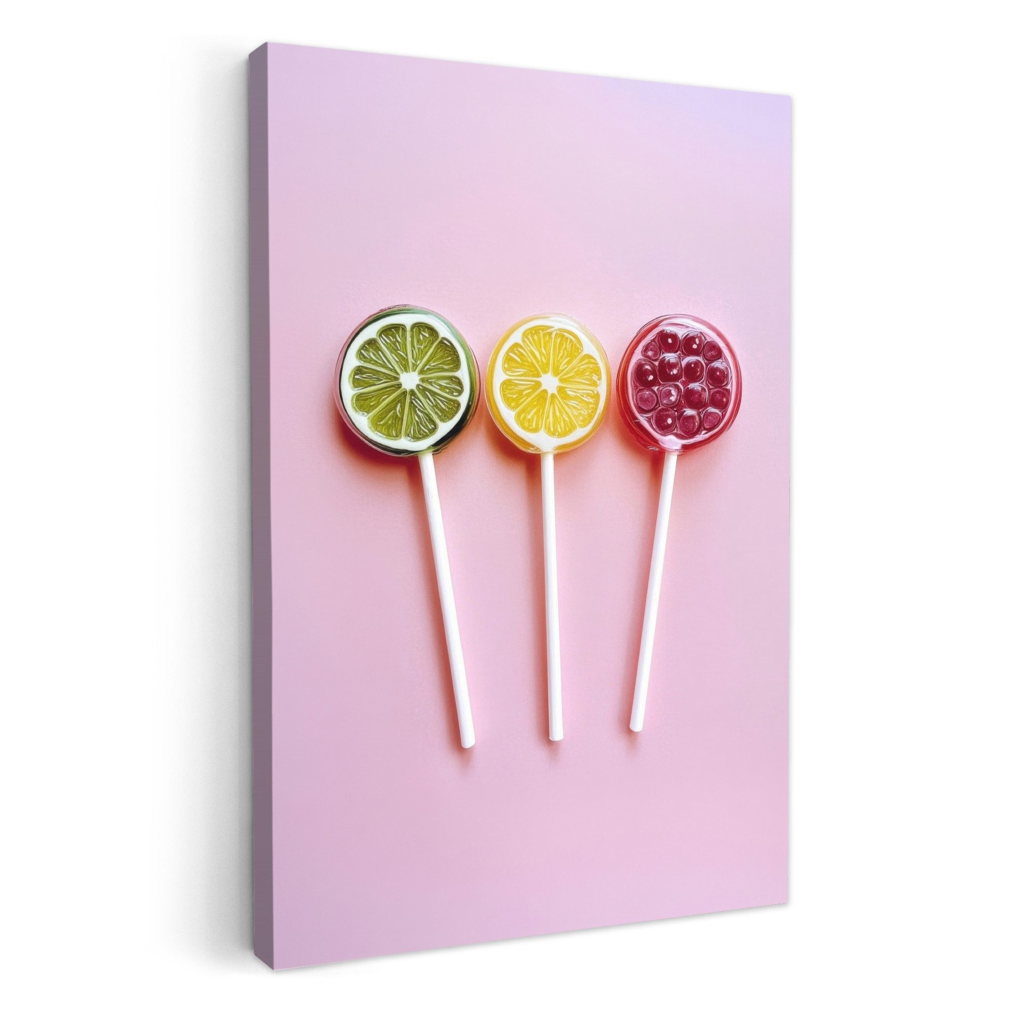 OneMillionCanvasses® Leinwandbild Lollipop - Bonbon - günstig online kaufen