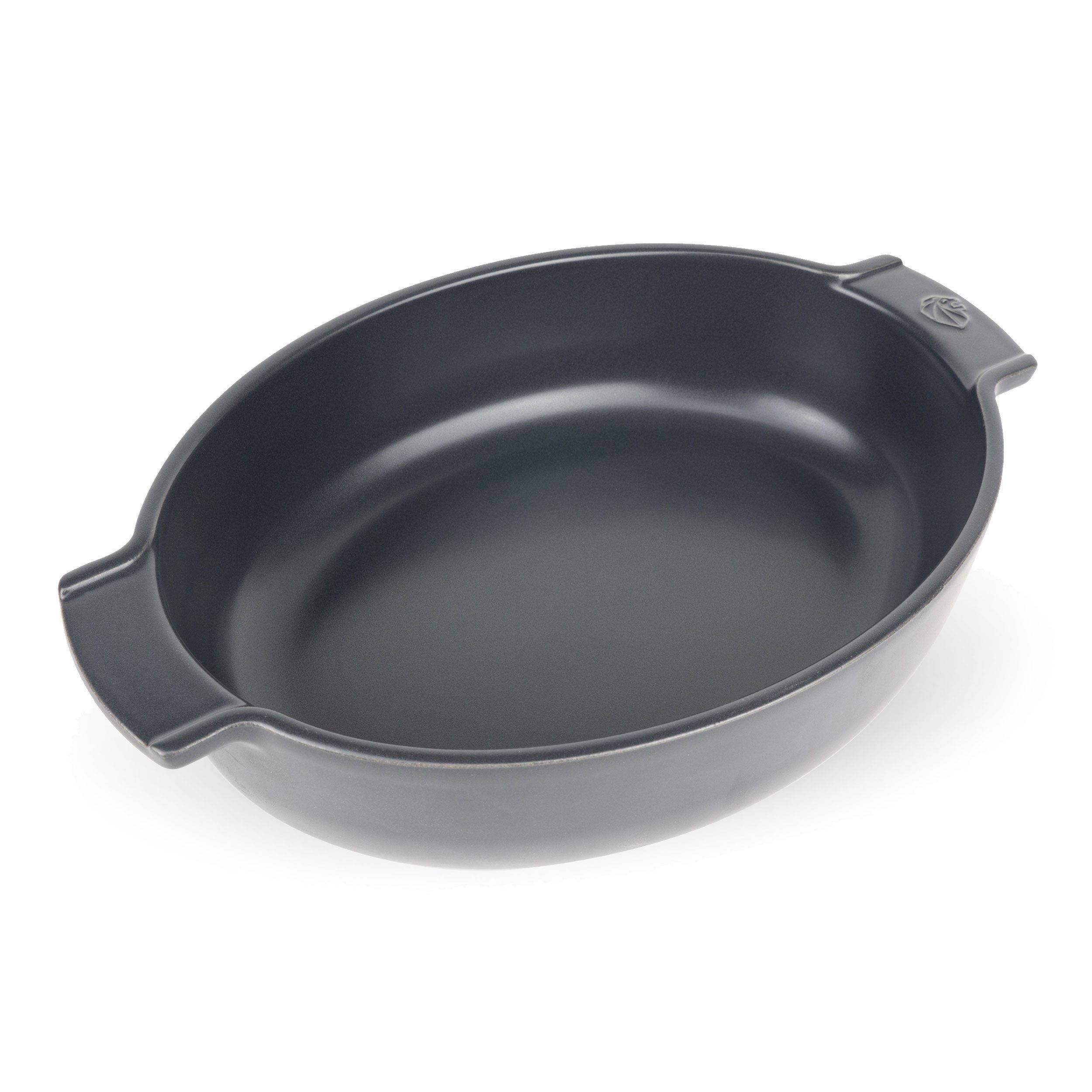 PEUGEOT Auflaufform APPOLIA Keramik 31cm Oval Schiefergrau Spülmaschin, Keramik, Keramik