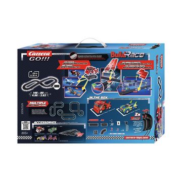 Carrera® Autorennbahn Carrera GO!!! Build ´n Race - Racing Set 3.6, Rennstrecken-Set 3,6 m Rennbahn für Kinder ab 6 Jahren