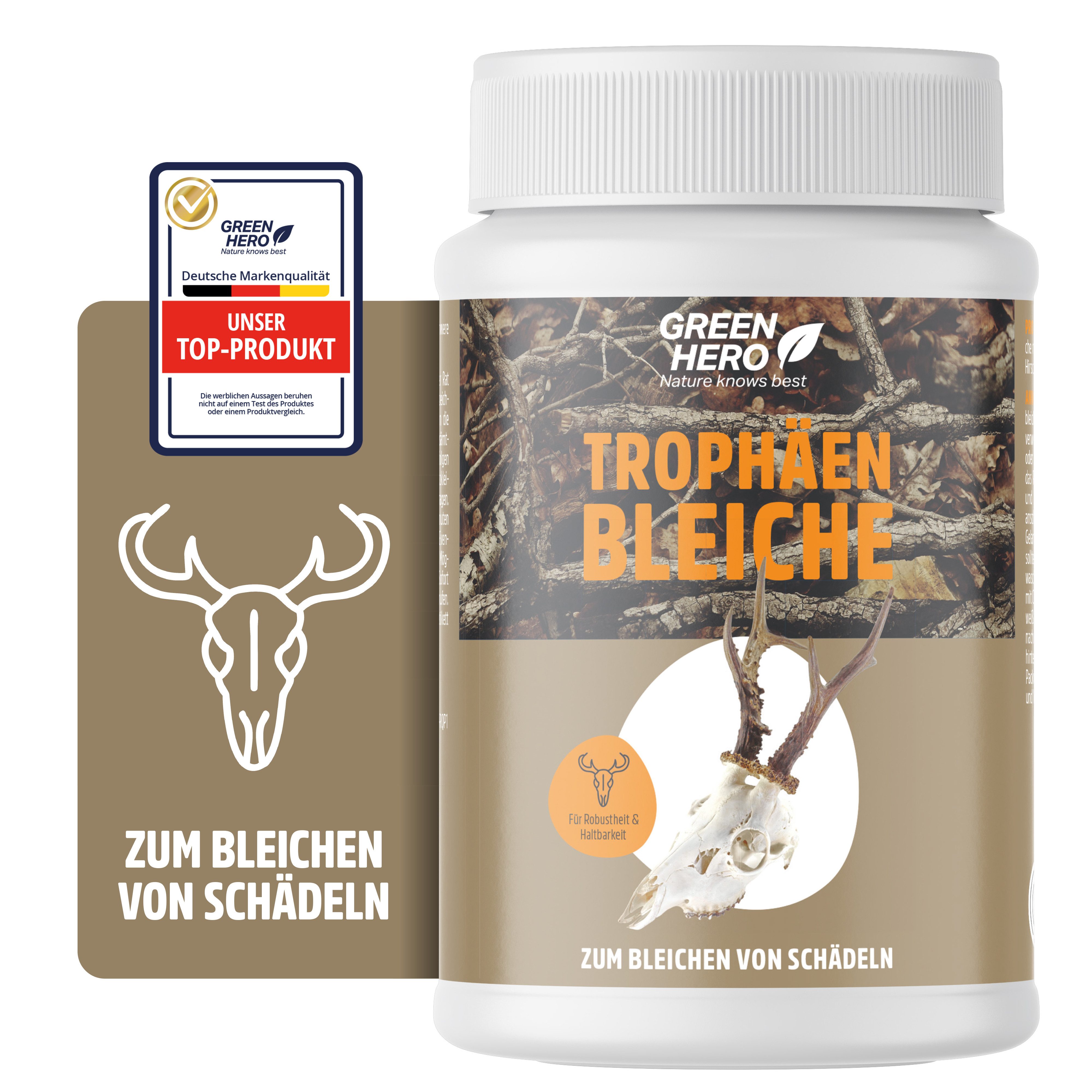 GreenHero Trophäenbleiche für Jagdtrophäen Bleichmittel