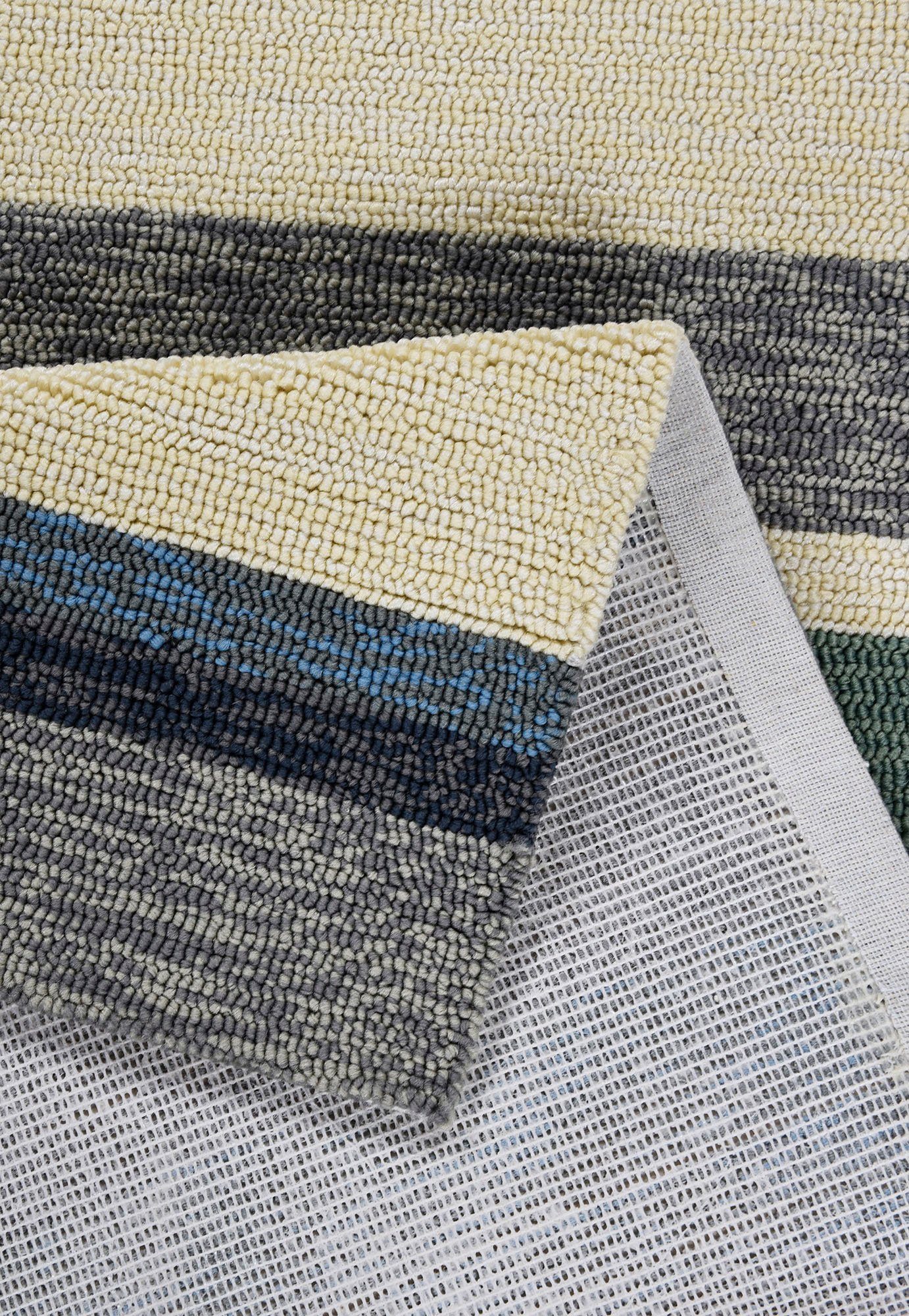 Gino Falcone Teppich Rosetta-Stripes, rechteckig, Höhe: 20 mm, In- und Outdoor geeignet, Wohnzimmer