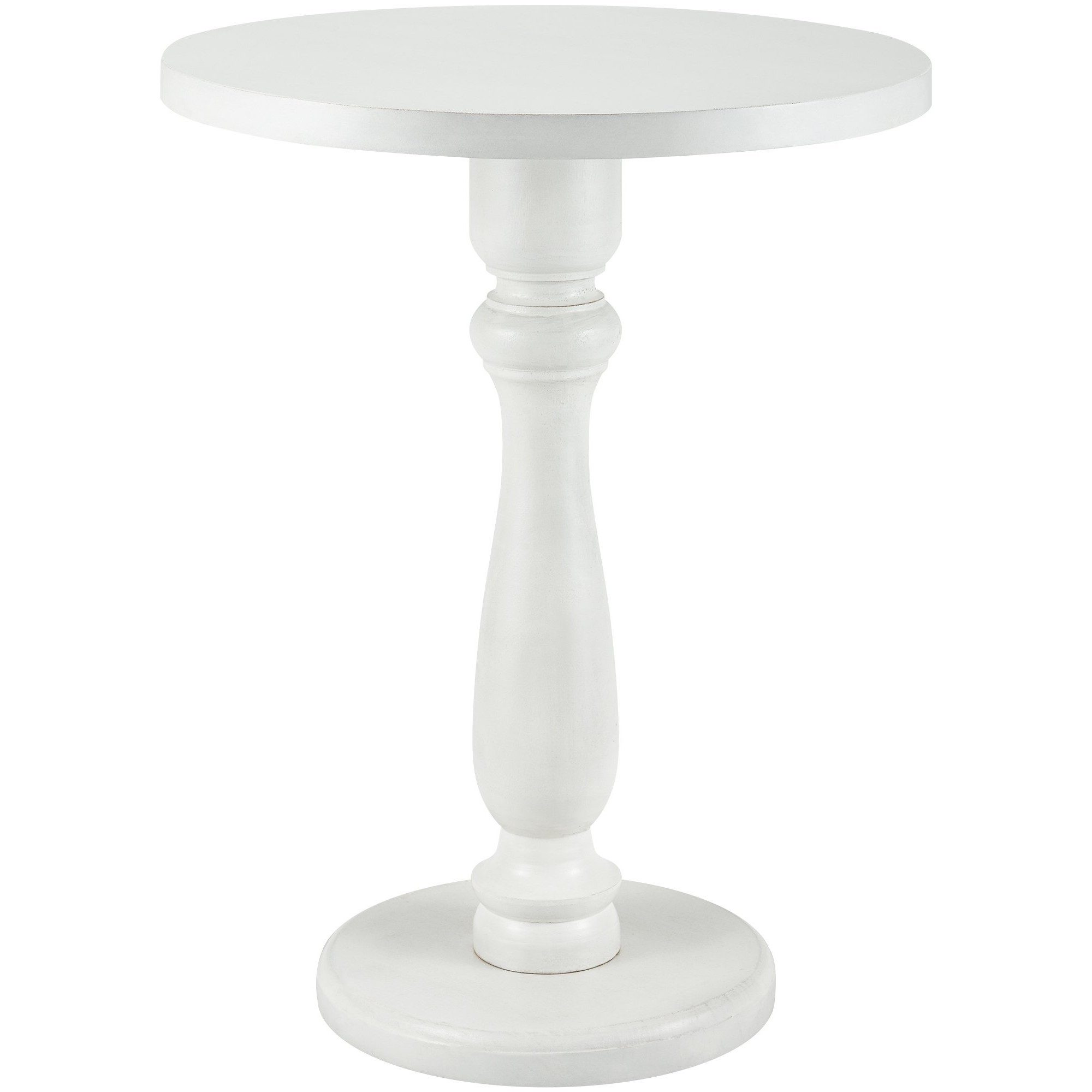 CLP Beistelltisch Säulentisch Sofatisch Telefontisch (Spar-Set, 1-St., ø50 x 65 cm massiv), Mindi-Massivholz, handgefertigt, Säulenfuß, ø50 cm