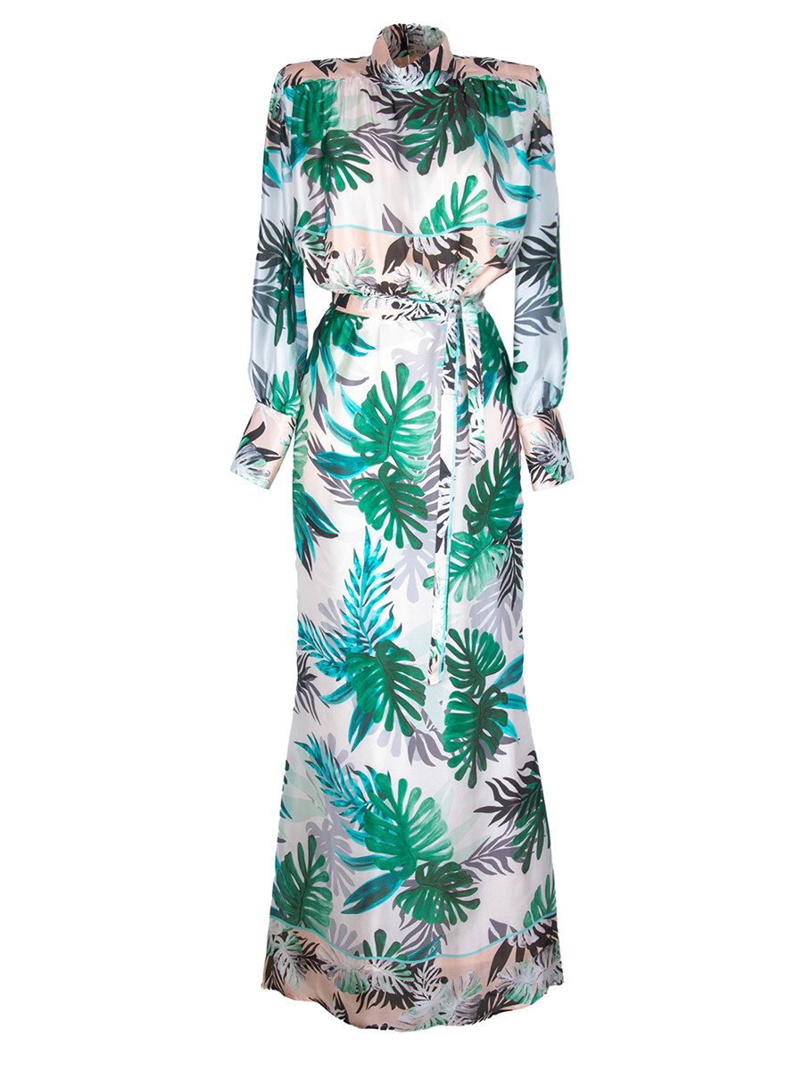 RUA & RUA Cocktailkleid Maxikleid Seidenkleid Kleid aus Seide