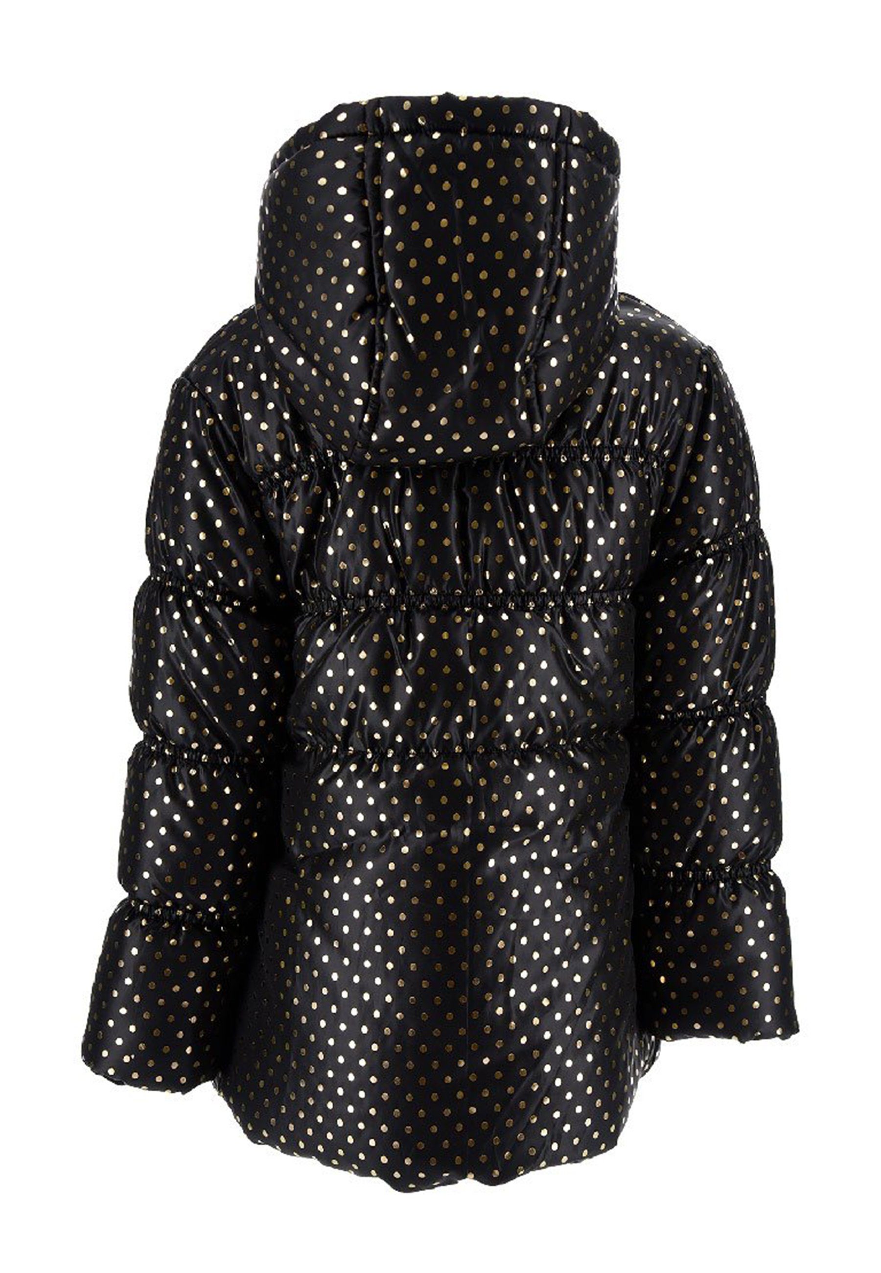 Disney Minnie Mouse Winterjacke Kinder Mädchen Winter-Jacke Pufferjacke Steppjacke mit Kapuze Mini Maus mit Goldenen Punkte