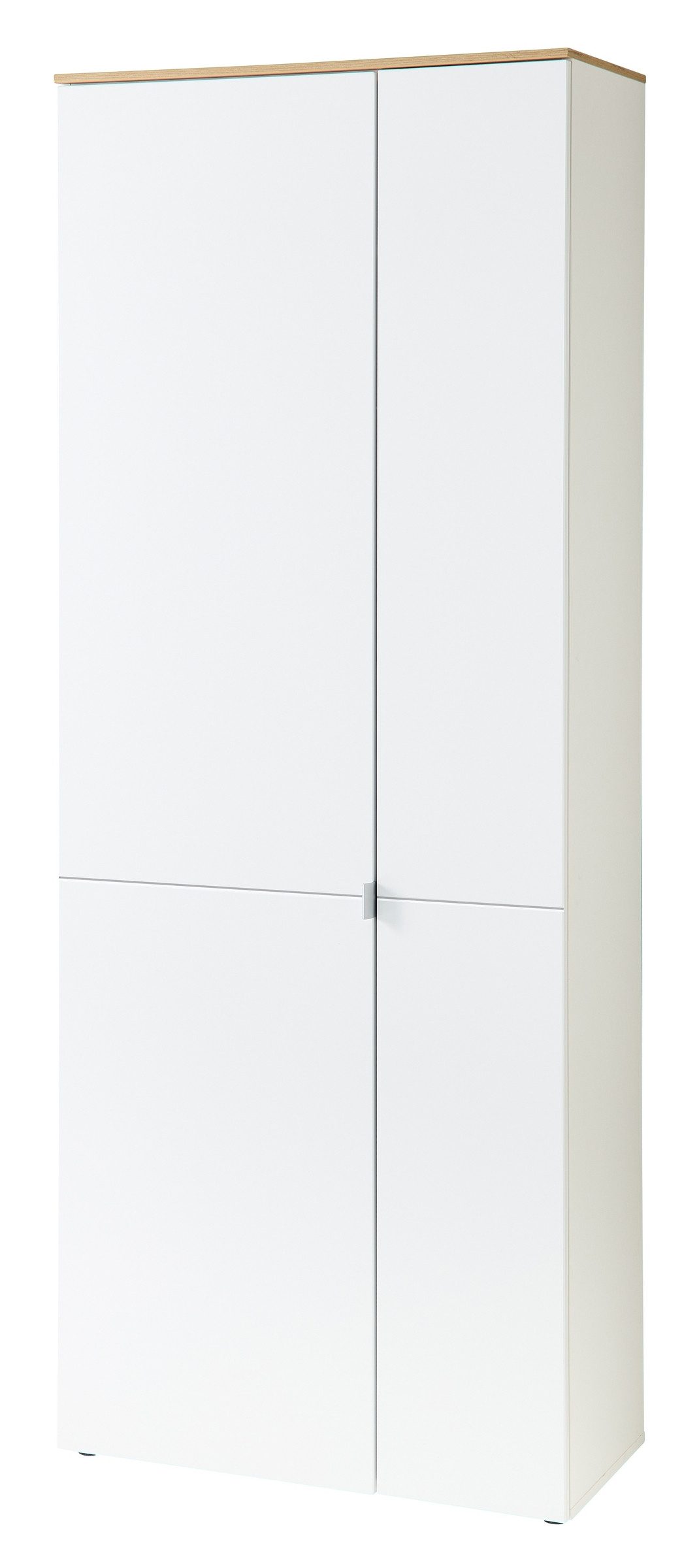 Innostyle Schuhschrank in Weiß matt, MDF, Spannplatte - 78x202x38cm (BxHxT)