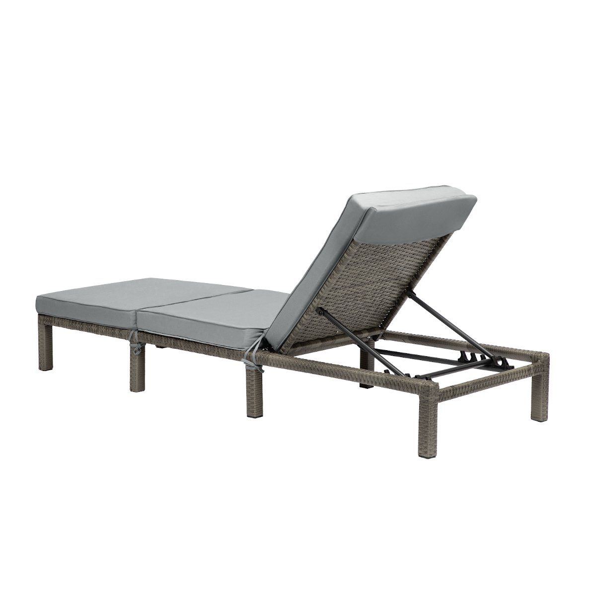 SVITA Gartenliege PEACH, 1 St., Gartenliege, Polyrattan, Lounge Design, Garten Garnitur