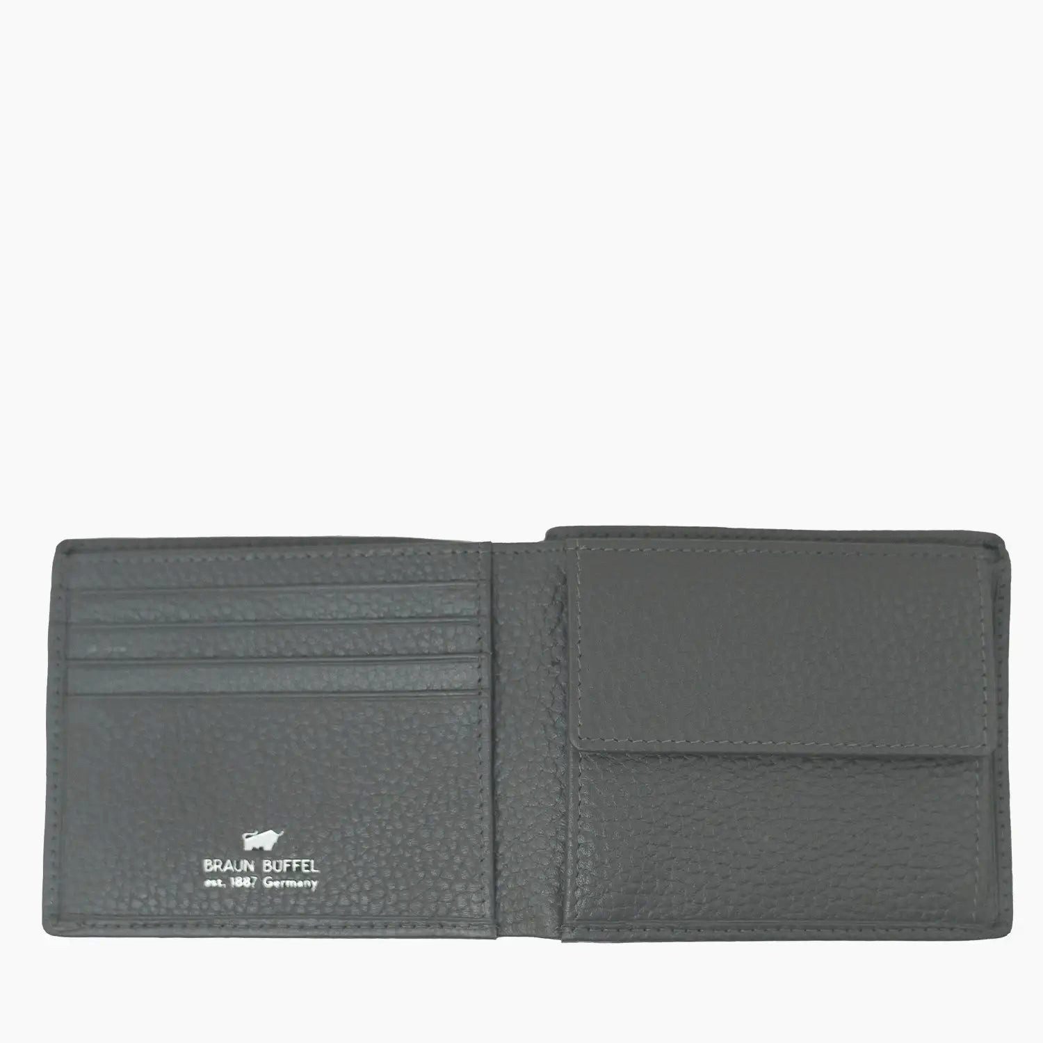 Braun Büffel Geldbörse THEO RFID Geldbörse 4+4CS dark grey
