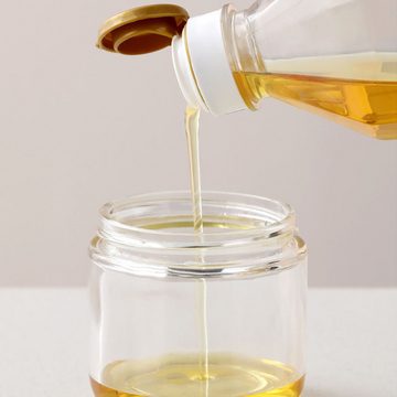 Mrichbez Ölkanne Ölsprüher für Speiseöl, 180ml Öl Sprühflasche, Olivenöl Öl Spray, Ölspray Zum Kochen