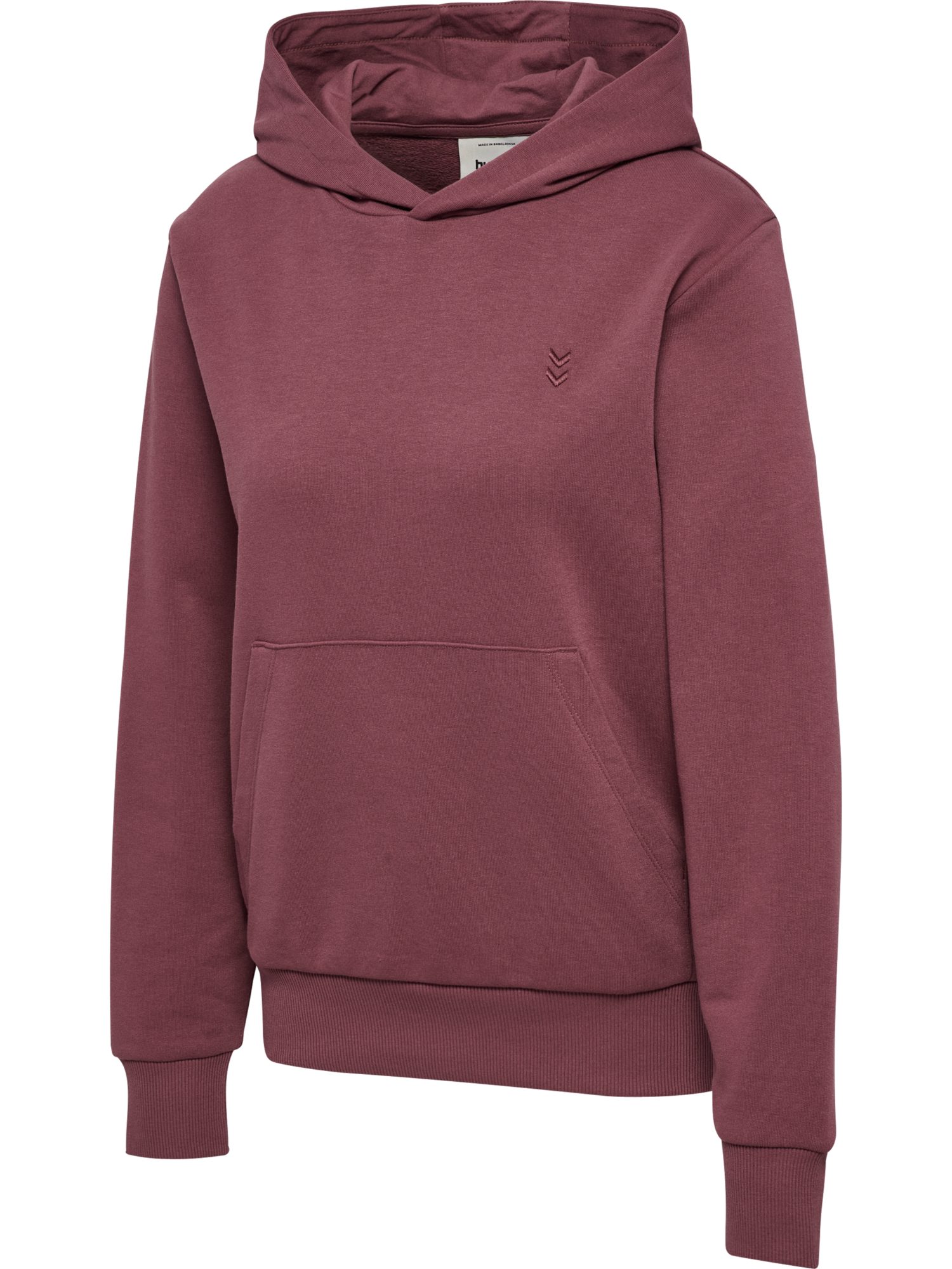 hummel Kapuzensweatshirt HMLPULSE W SWEAT HOODIE normale Passform, mit Kapuze, mit gesticktem Chevron-Logo