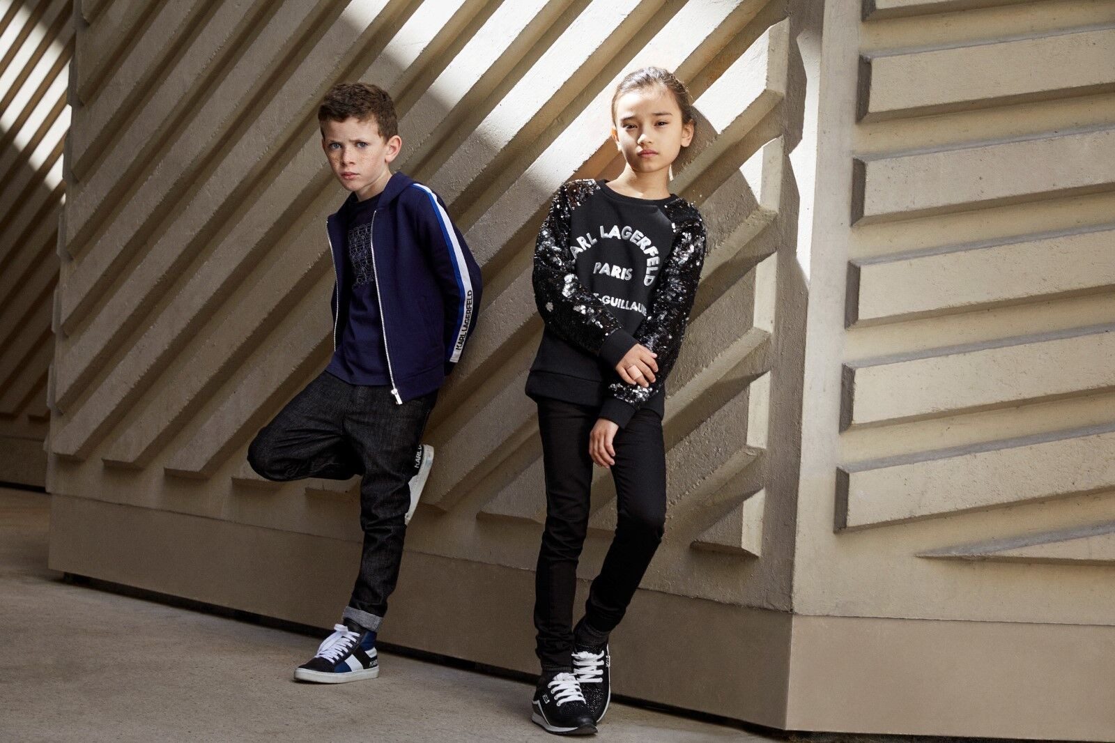 KARL LAGERFELD Sweater KARL LAGERFELD Kids Sweater Wendepailletten